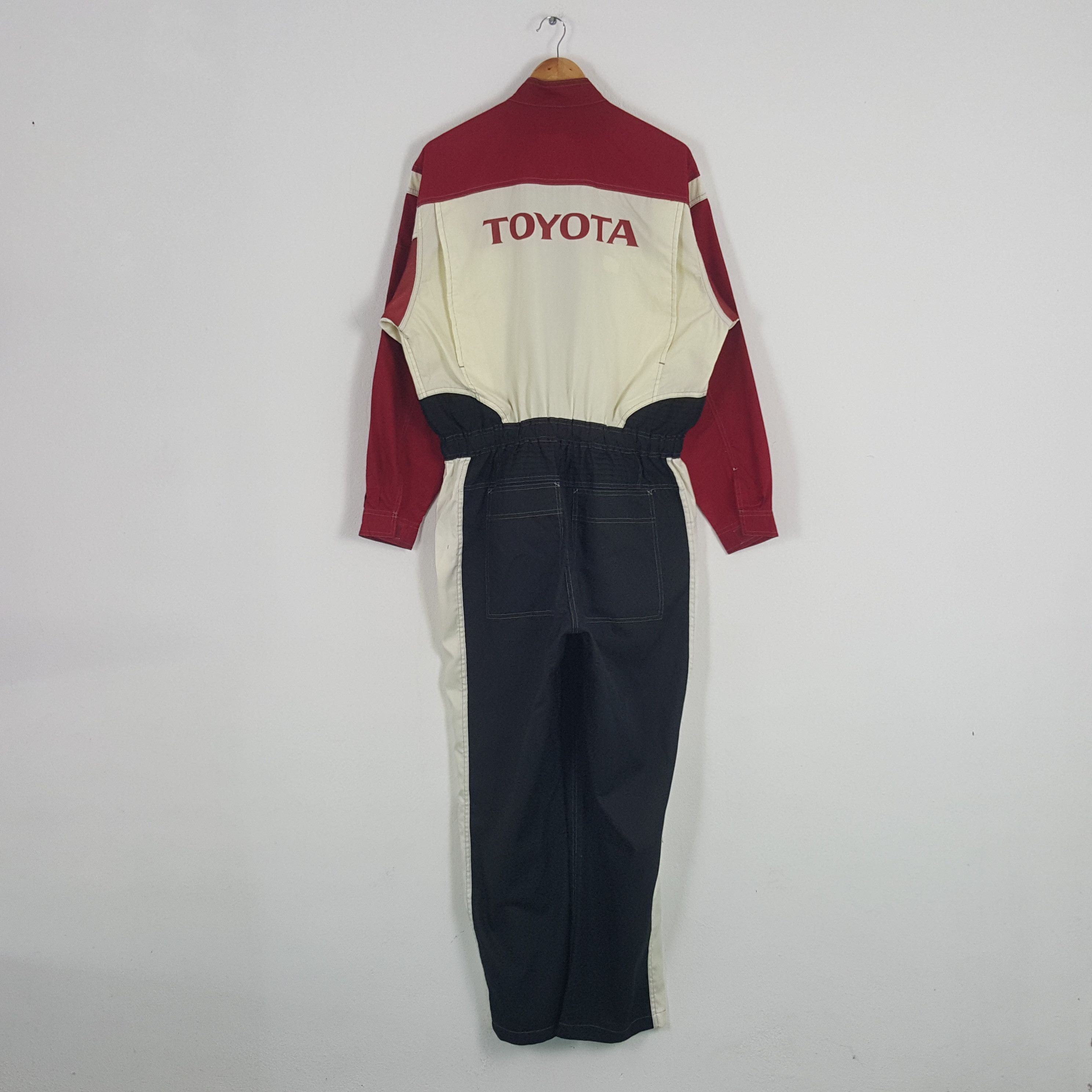 Japanese Brand × Vintage Vintage Toyota Japanese Motorsports Racing Coverall Jacket Size US L / EU 52-54 / 3 - 6 Thumbnail