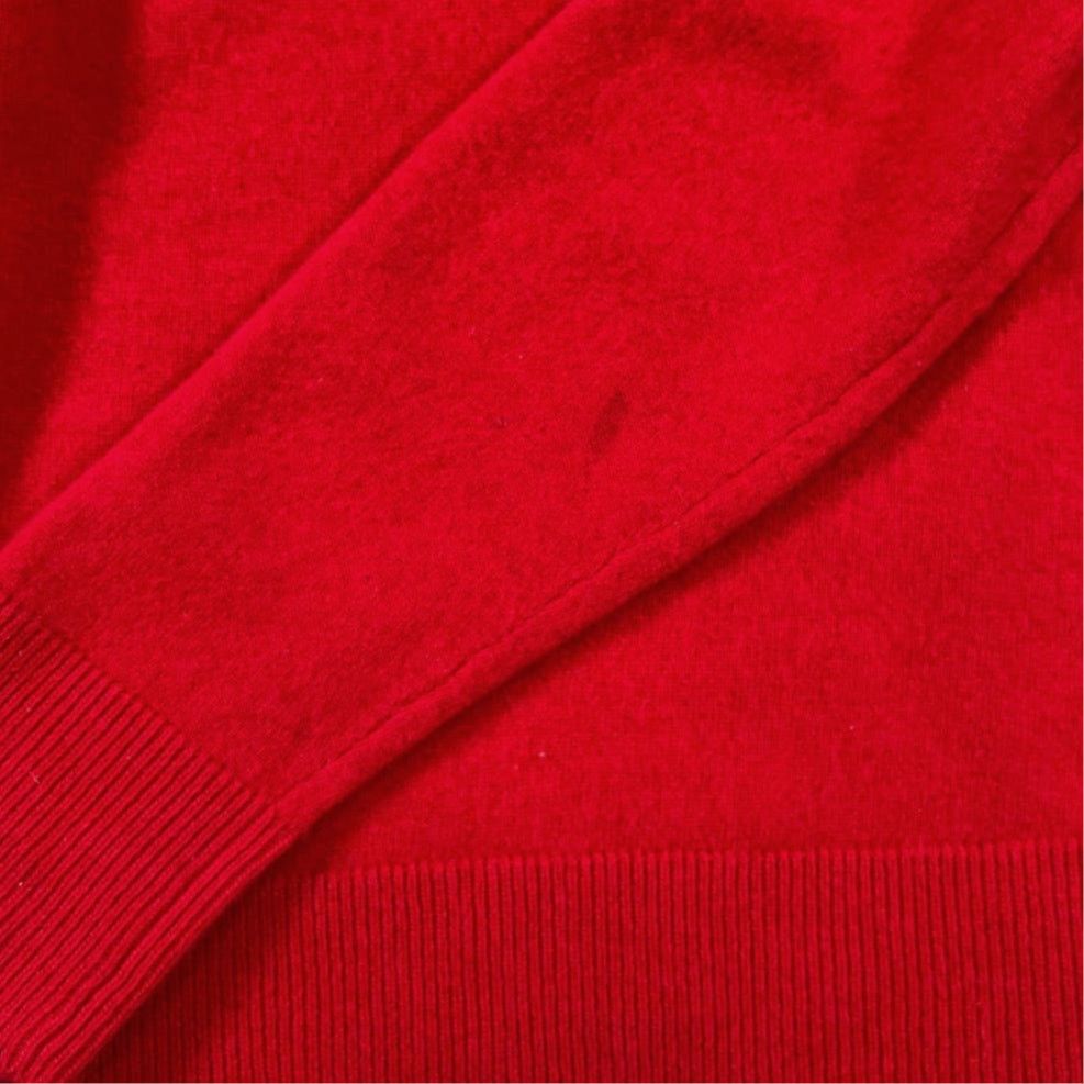 Bloomingdale's Bloomingdale’s Red Cashmere Sweater | Size L Size L / US 10 / IT 46 - 7 Thumbnail