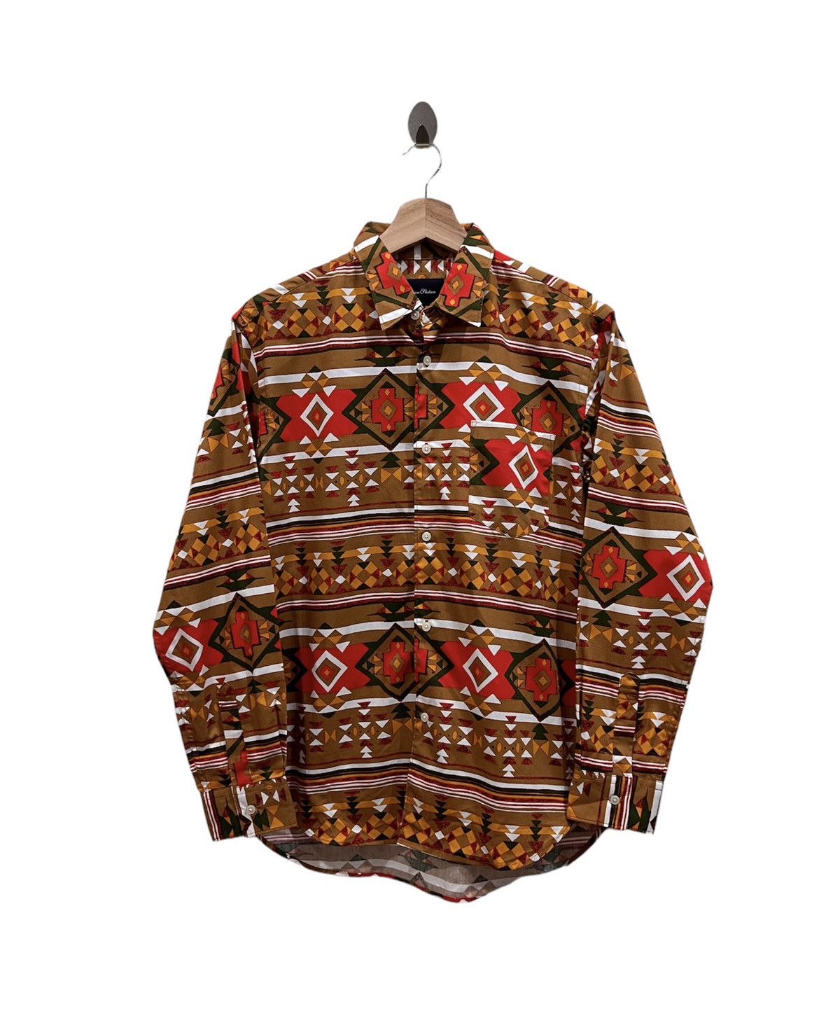 Native Japanese Brand Union Station American Navajo Shirt Button Up ...