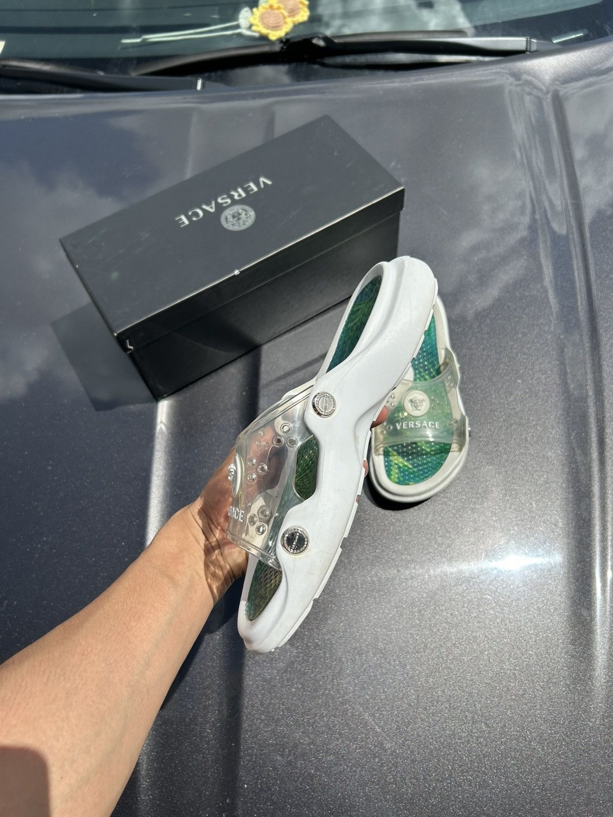 Versace Versace gel slide Size US 9 / IT 39 - 3 Thumbnail