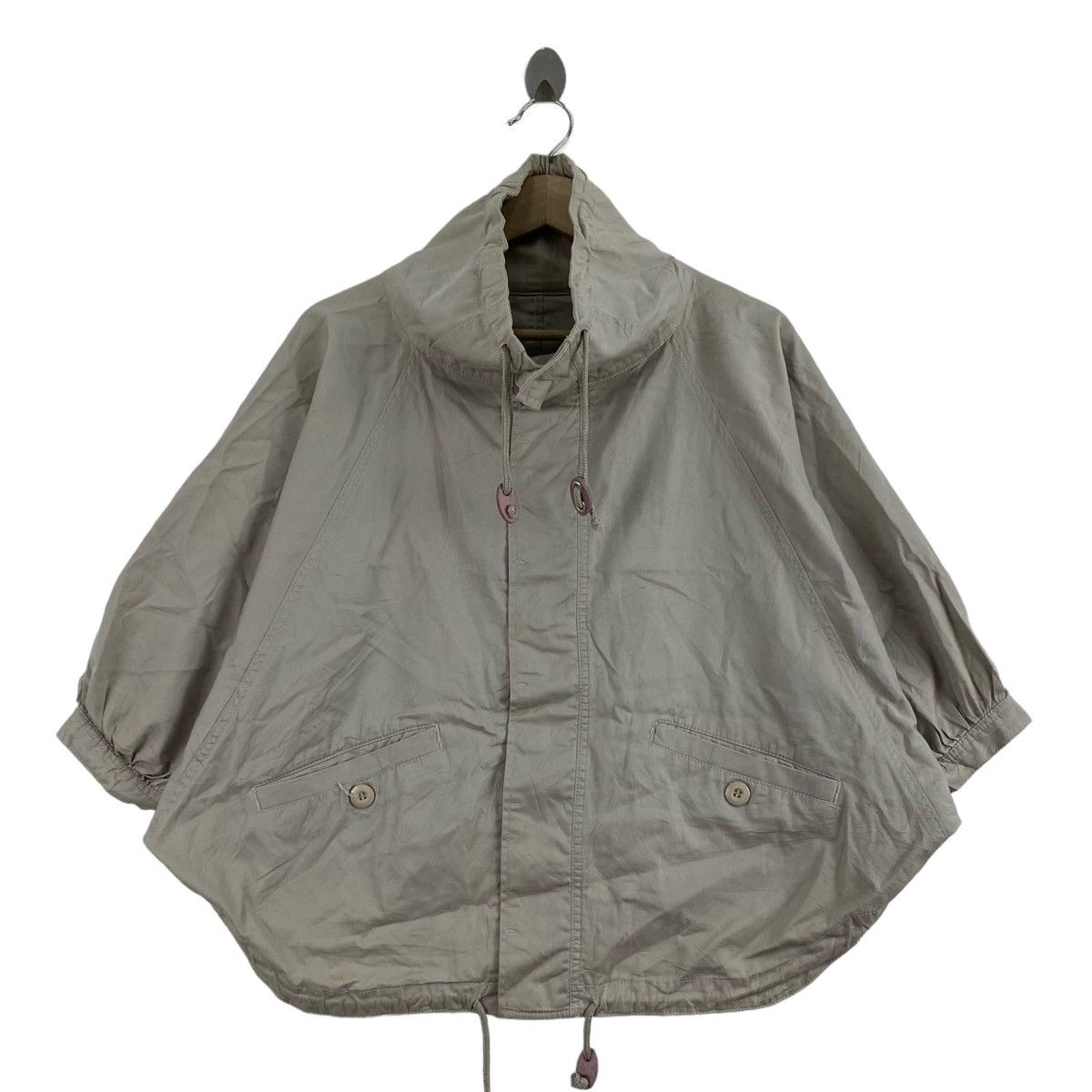 image of Vintage Ray Beams Oversize Grey Jacket, Men's (Size 2XL)