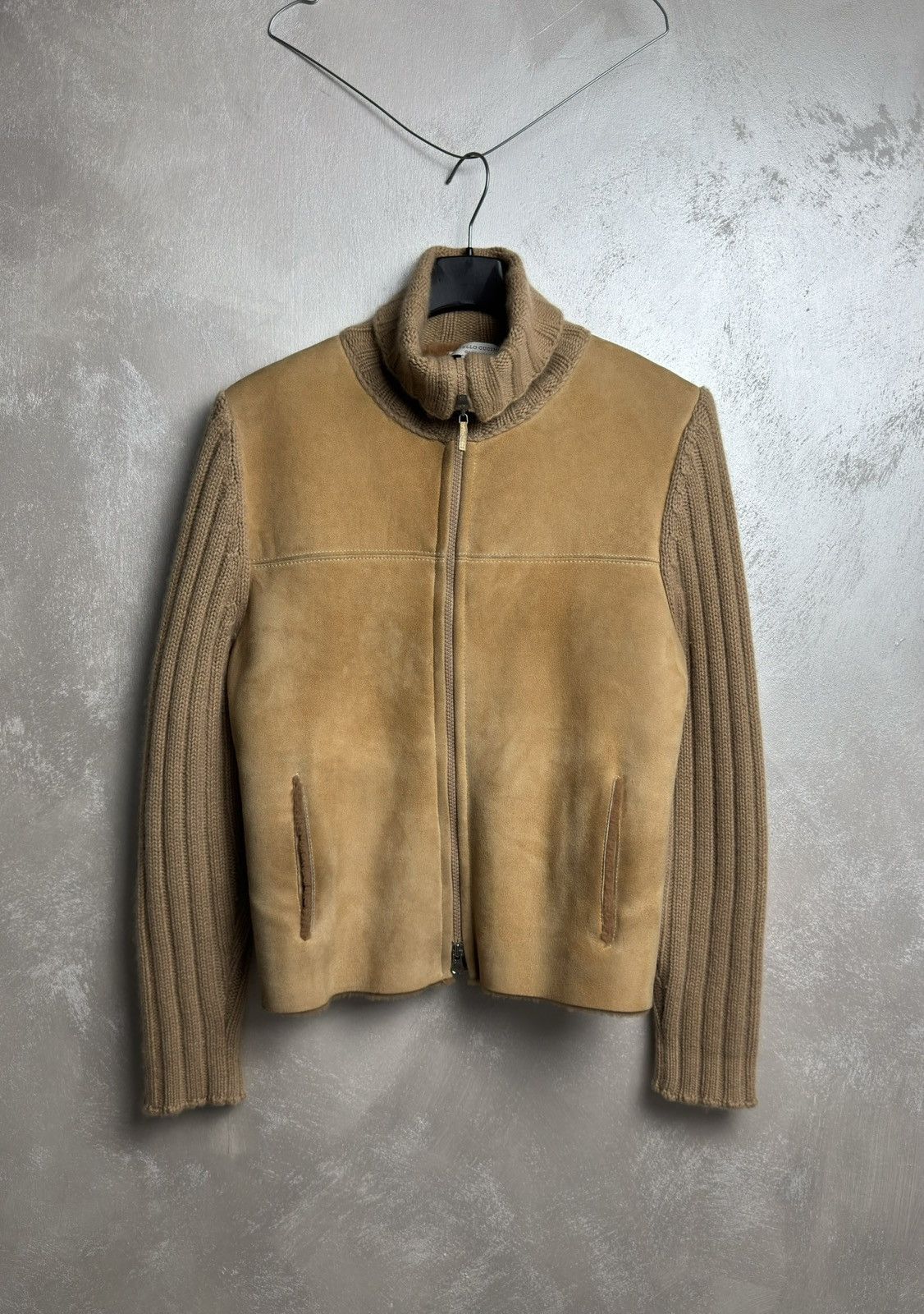 Brunello Cucinelli Brunello Cucinelli Suede Leather Jacket Size M / US 6-8 / IT 42-44 - 1 Thumbnail