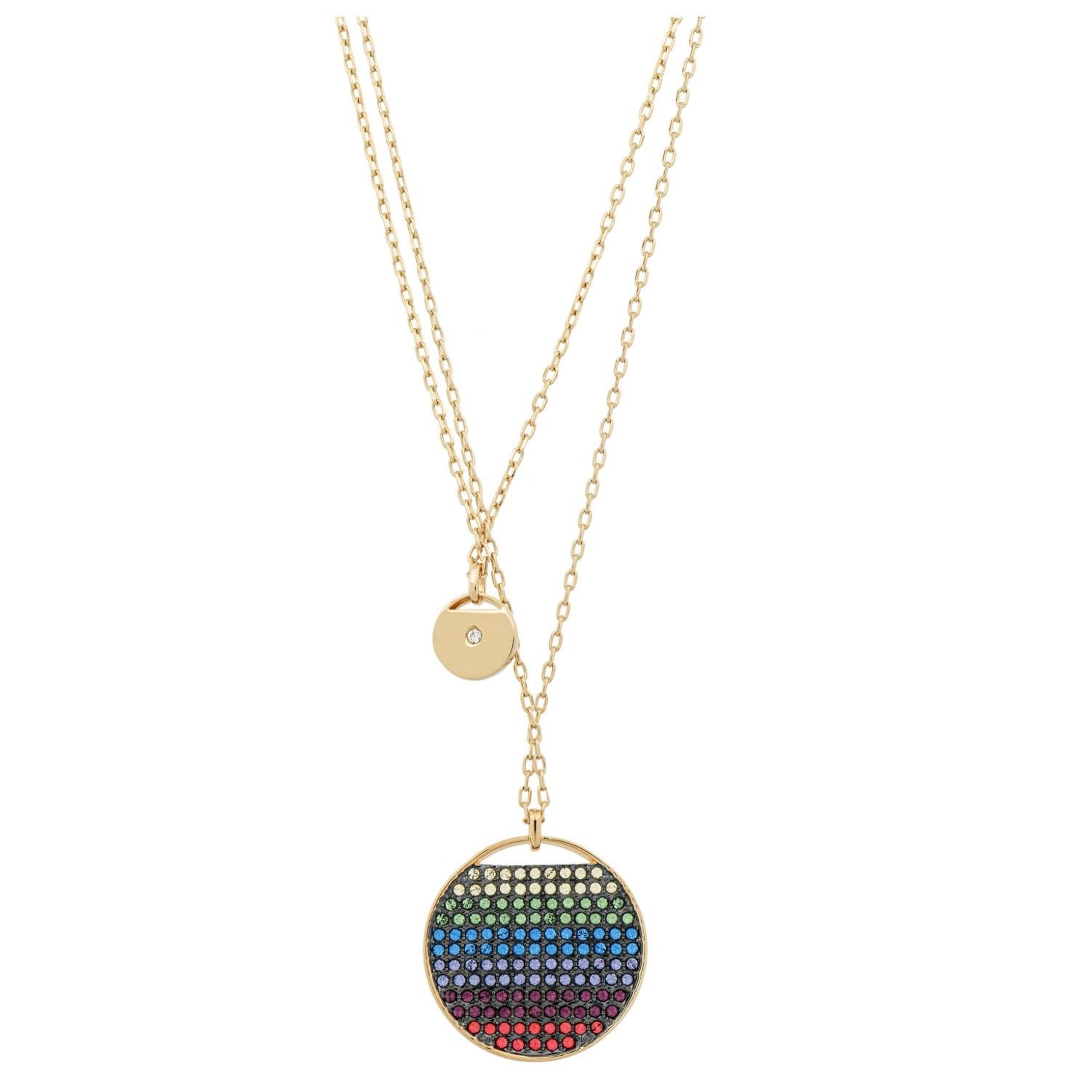 Swarovski Swarovski Double Layered Rainbow Pendant Necklace Size ONE SIZE - 2 Thumbnail