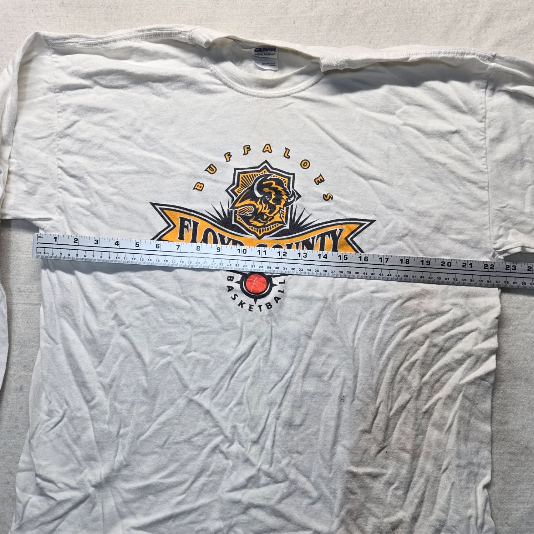 Vintage Floy Virginia VA Basketball Tee Shirt Long Sleeve XL White Unisex Adults Shirt XL Mens Women’s? Size US XL / EU 56 / 4 - 4 Thumbnail