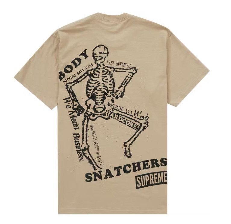 Supreme Supreme Body Snatchers Tee 'Khaki' Size US L / EU 52-54 / 3 - 1 Thumbnail