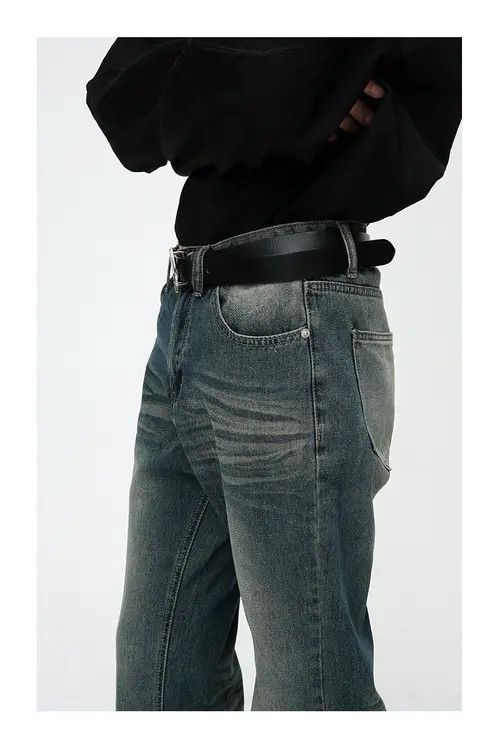 Other Vintage straight washed distressed flared jeans Size US 32 / EU 48 - 6 Thumbnail