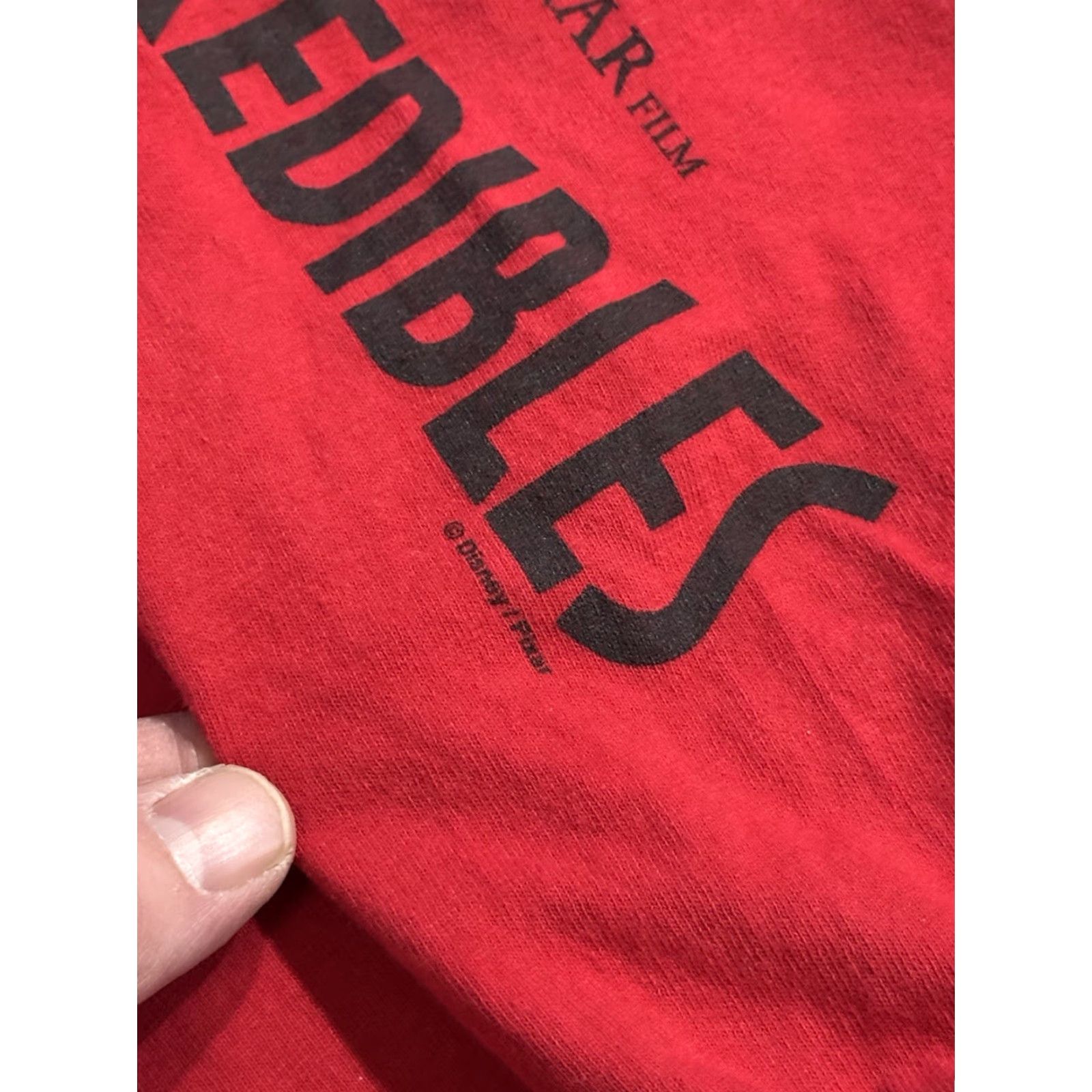 Disney VINTAGE Disney Incredibles Movie Promo Long Sleeve T Shirt XL Red Cotton Crew Neck Mens Shirt Cartoon 2004 2000s Logo Size US XL / EU 56 / 4 - 4 Thumbnail