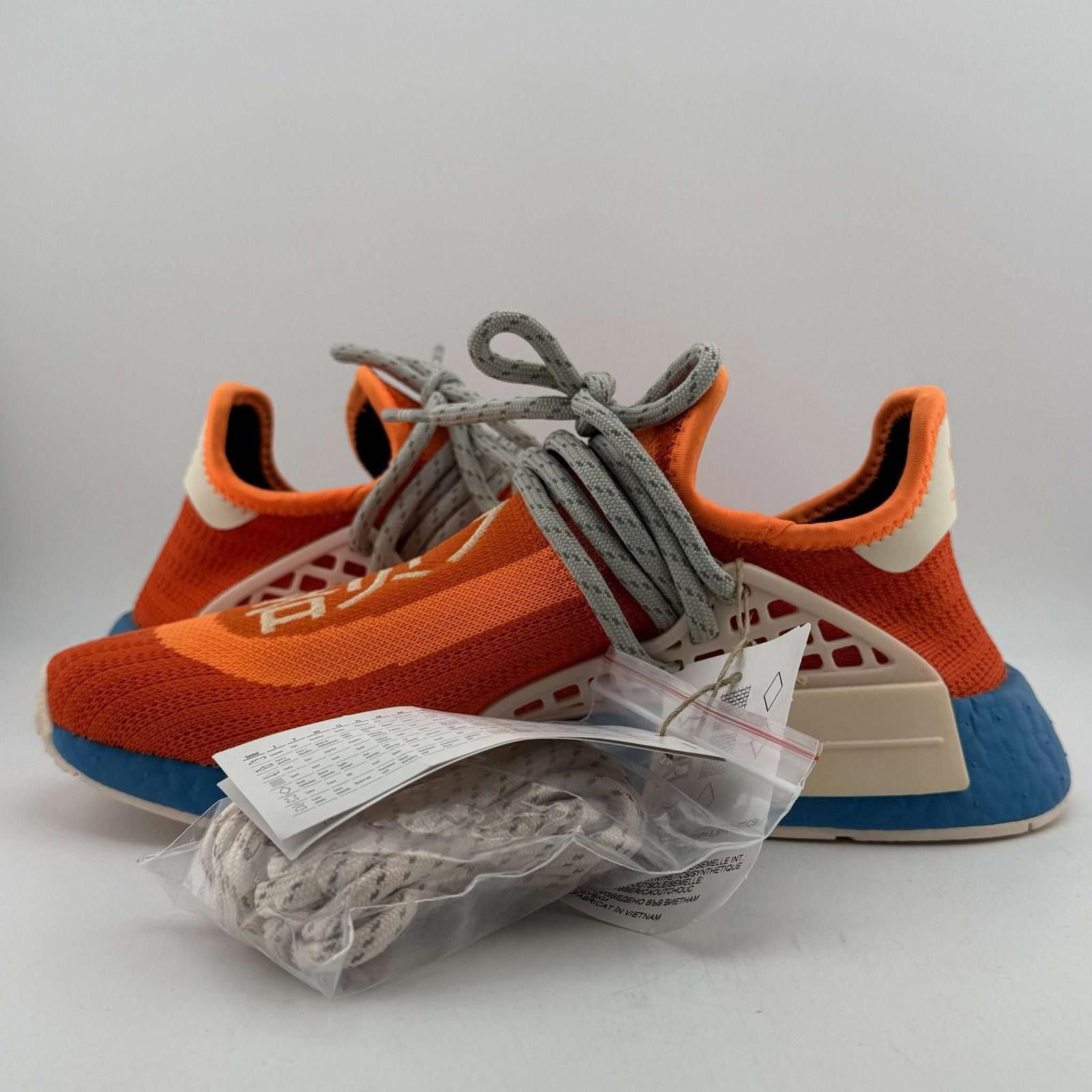 Adidas Adidas NMD Hu Pharrell Extra Eye Orange 5 New with Box D1271 Size US 5 / EU 37 - 5 Thumbnail