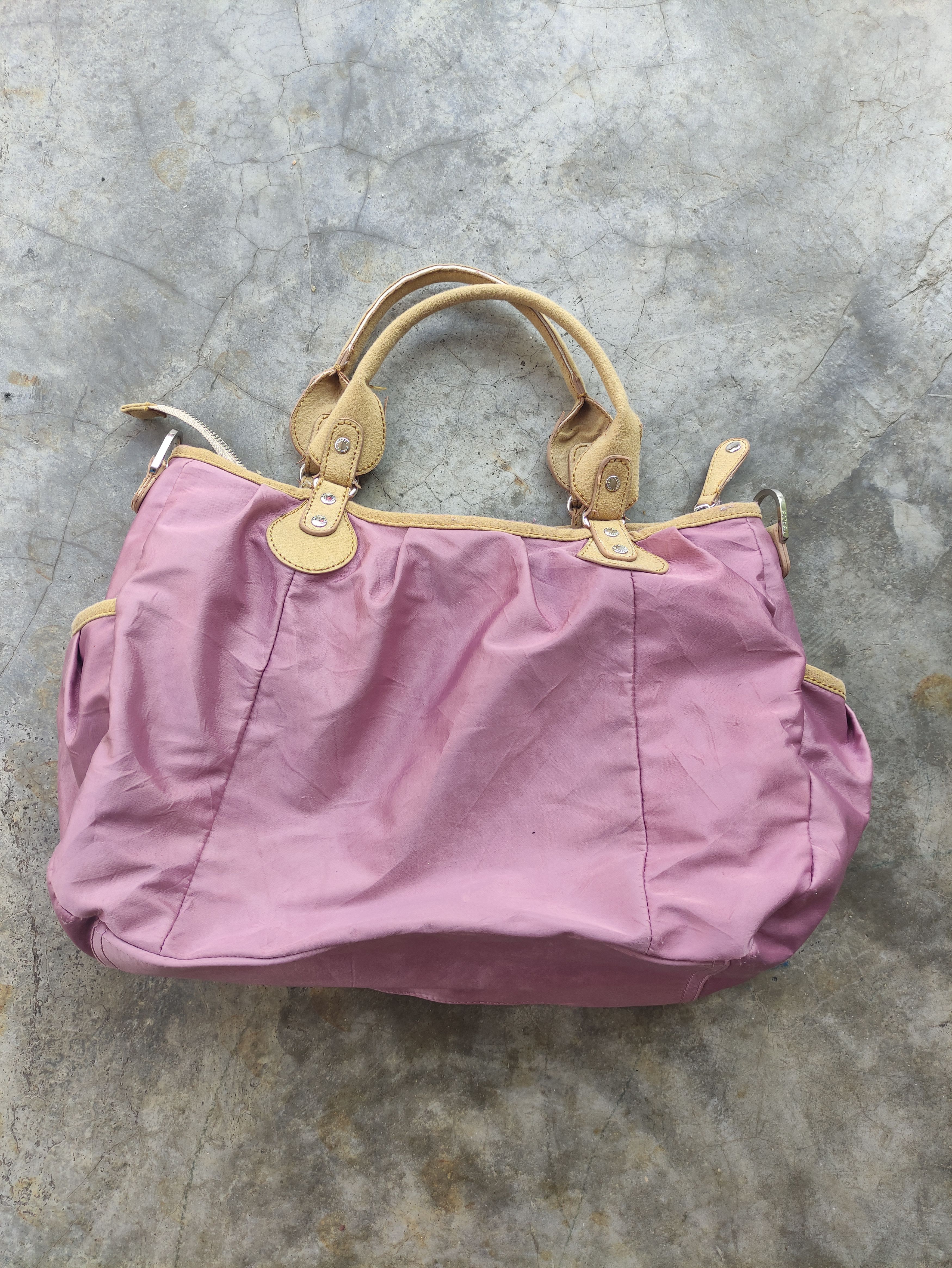 Yohji Yamamoto Y'SACCS BY YOHJI YAMAMOTO NYLON PURPLE HAND CARRY/TOTE BAG Size ONE SIZE - 4 Thumbnail