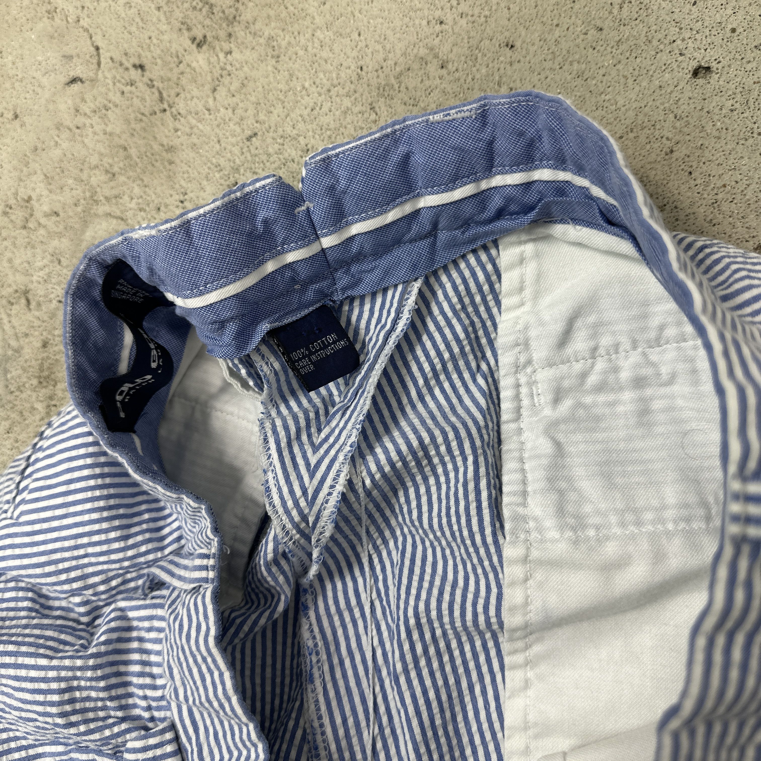 Ralph Lauren Vintage Striped Streetwear Polo Ralph Lauren Shorts Y2K Size US 34 / EU 50 - 3 Thumbnail
