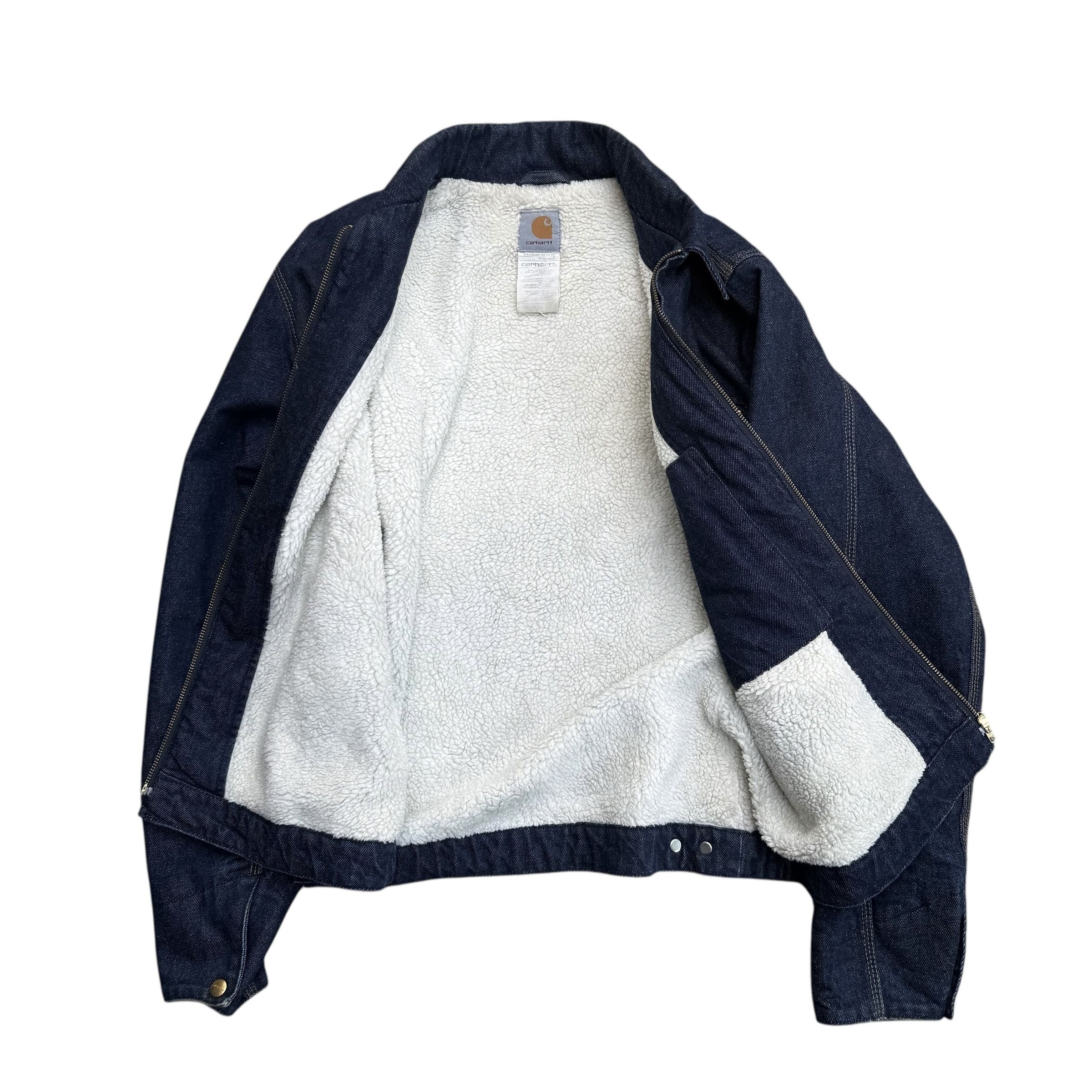 Carhartt 90's Carhartt Detroit Denim Jacket Size US L / EU 52-54 / 3 - 13 Thumbnail