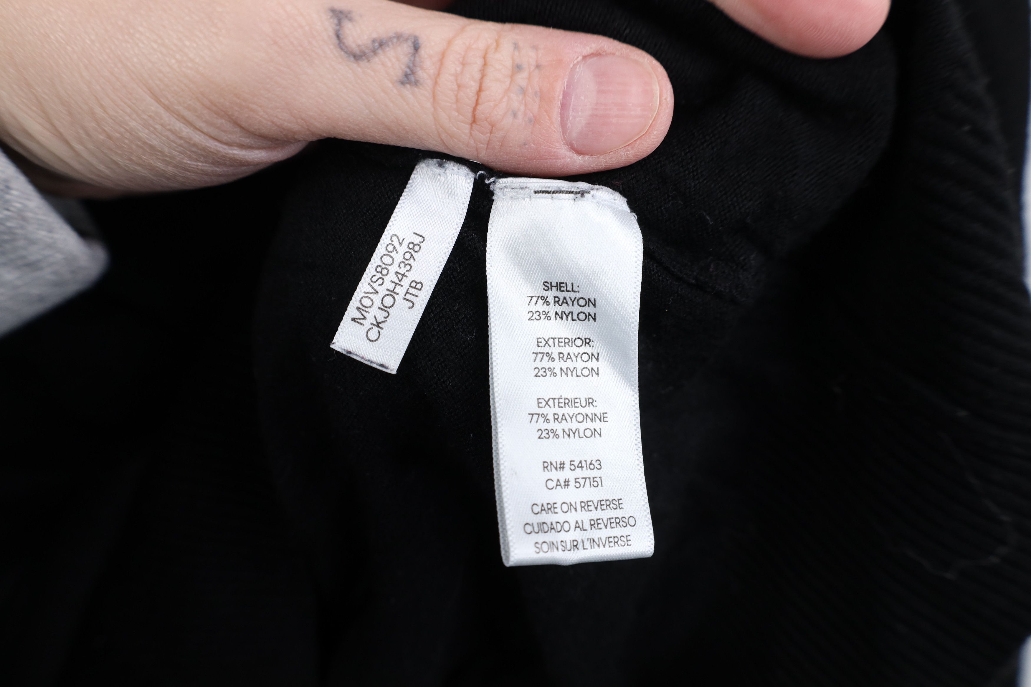 Calvin Klein Vintage 90s Y2K Calvin Klein Knit Turtleneck Sweater Black Size XL / US 12-14 / IT 48-50 - 9 Thumbnail