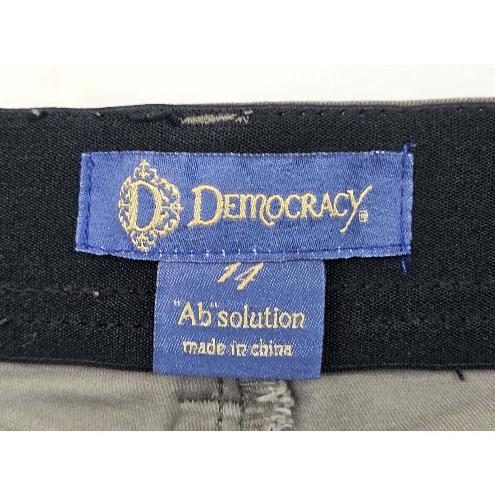 Vintage VINTAGE Democracy Ab Technology Ankle Skinny Jeans Women 14 Gray Camouflage Denim Pant Jeans Size 36" / US 14 / IT 50 - 7 Thumbnail