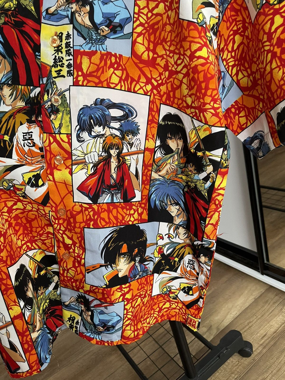 Anime Rurouni Kenshin Vintage Anime Shirt Button Up Size US M / EU 48-50 / 2 - 8 Thumbnail