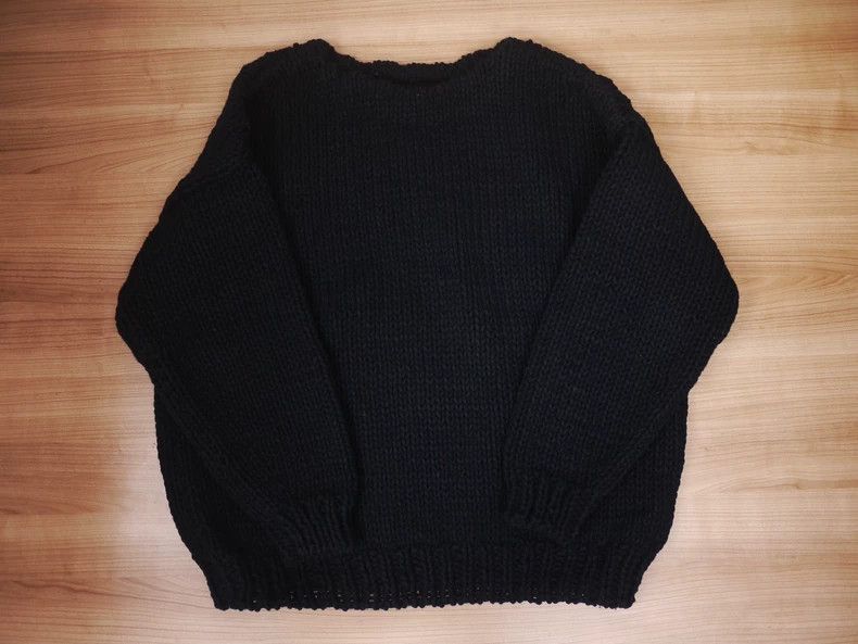 Visvim Visvim Hand-Knit Wool Sweater in Black-2506 Size US M / EU 48-50 / 2 - 1 Thumbnail