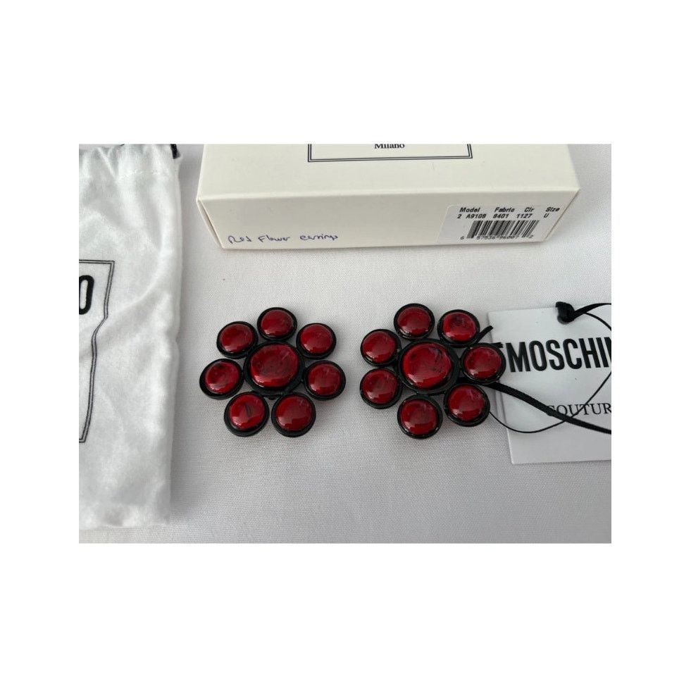 Moschino SS20 Moschino Couture Jeremy Scott Flower Clip On Earrings Size ONE SIZE - 8 Thumbnail
