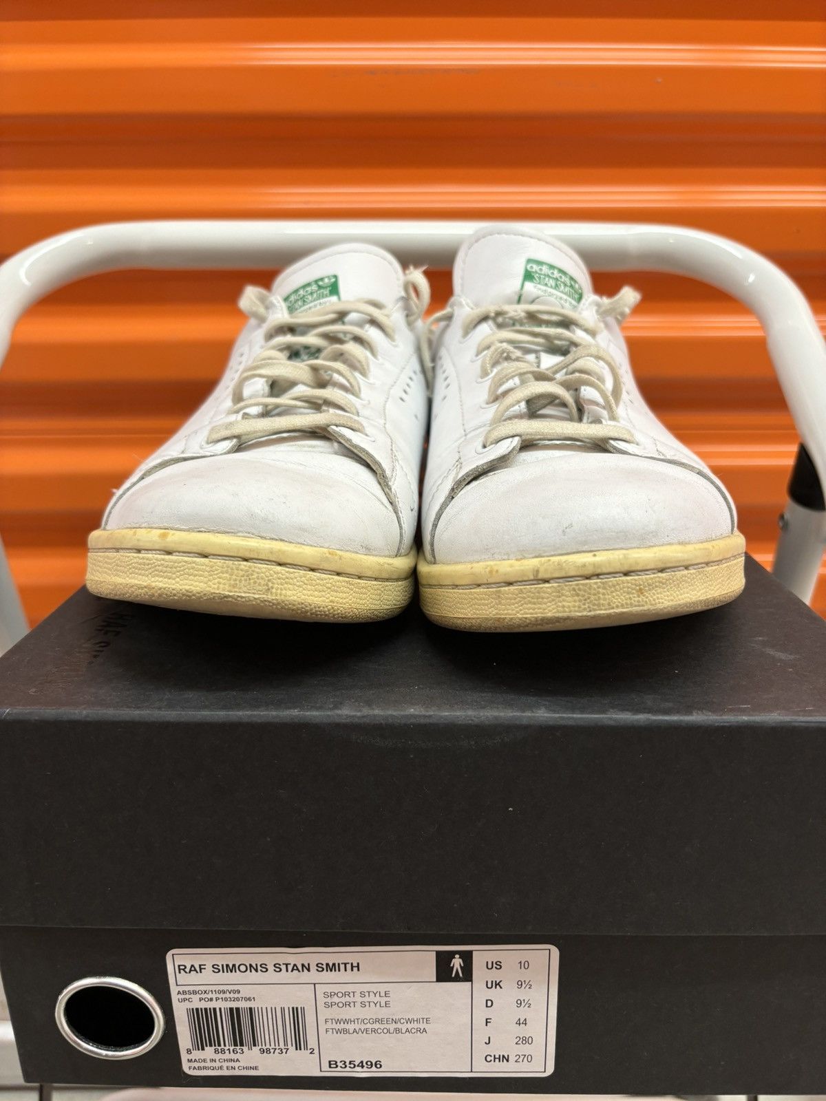 Adidas × Raf Simons ***FINAL DROP***RARE 2014 RAF SIMONS X ADIDAS STAN SMITH 10 Size US 10 / EU 43 - 4 Thumbnail
