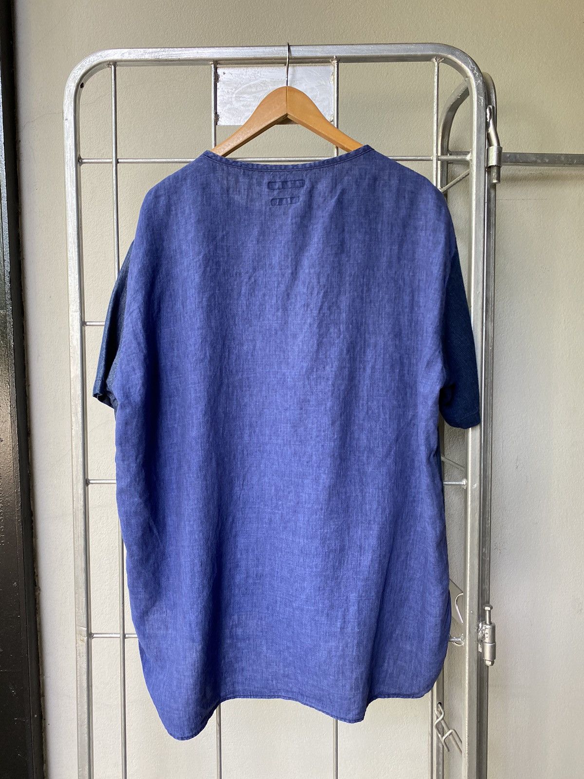 Blue Blue Japan BLUE/BLUE indigo dry patchwork top Size US M / EU 48-50 / 2 - 2 Thumbnail
