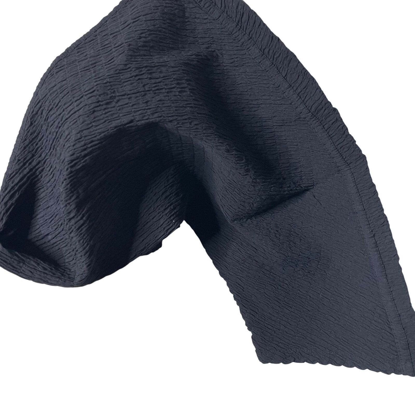 Mara Hoffman Mara Hoffman Justine Twist-Front Cropped Blouse Black sz L Size L / US 10 / IT 46 - 8 Thumbnail