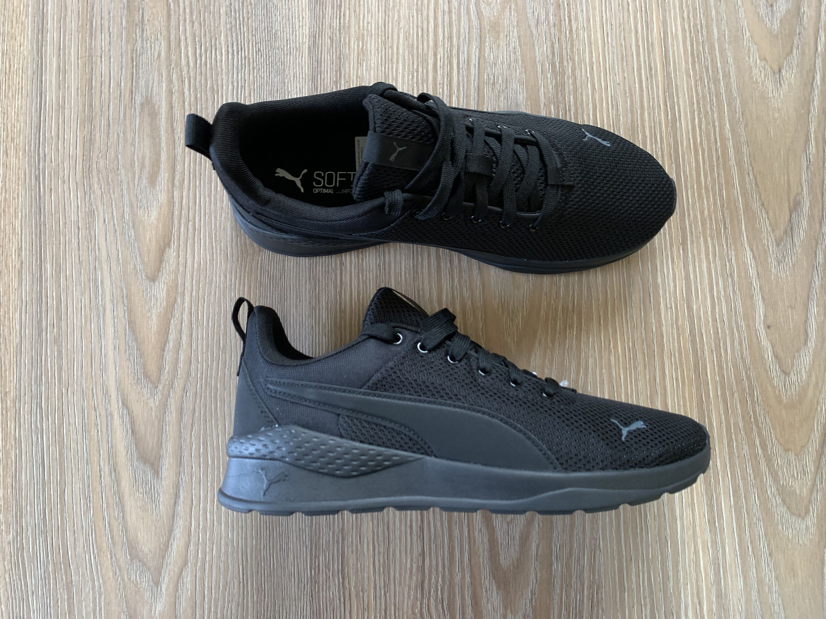 Puma Mens Puma Anzarun Lite Black Sneakers Size US 9 / EU 42 - 2 Thumbnail