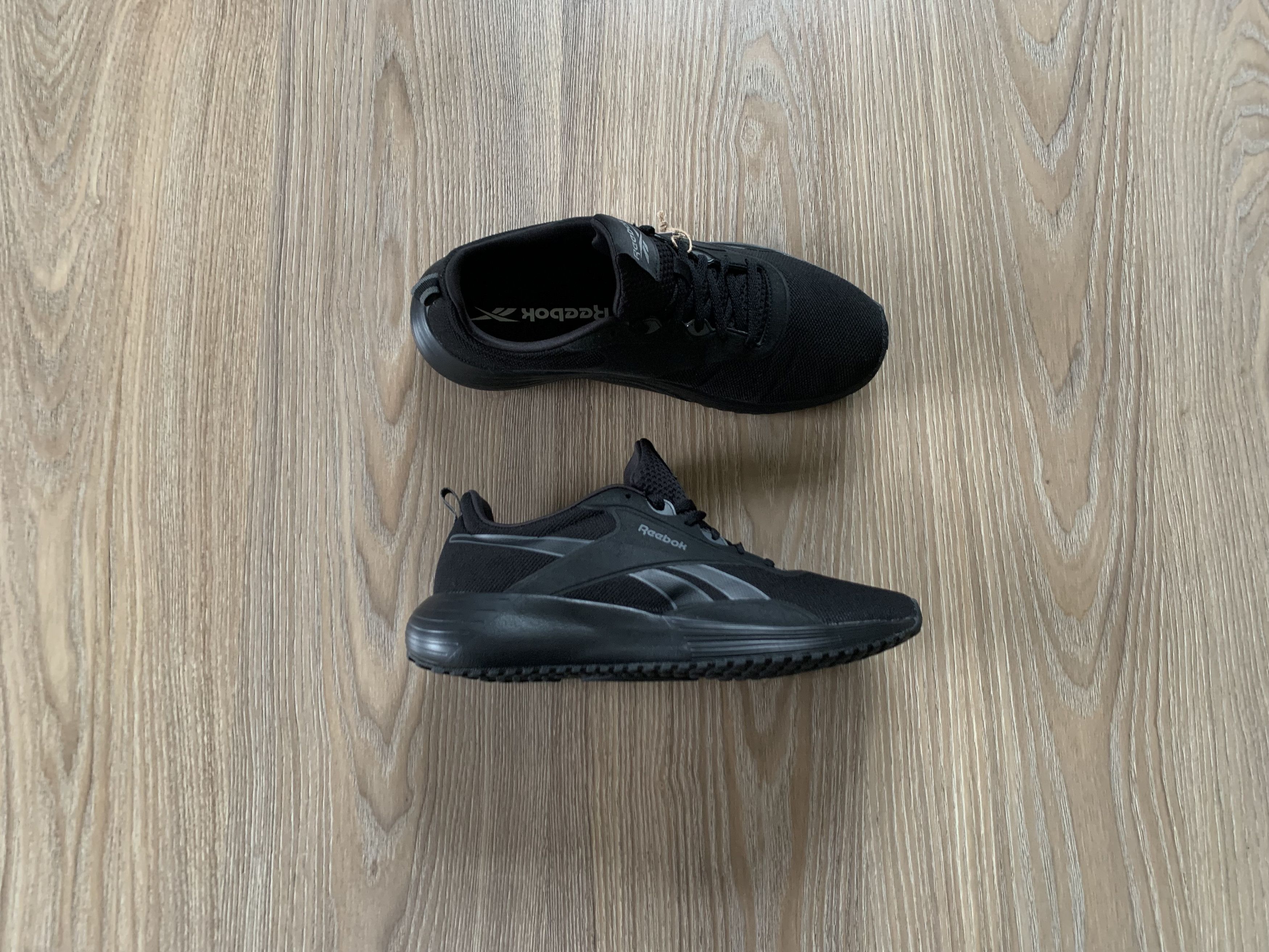 Mens Reebok Lite Plus Black Sneakers