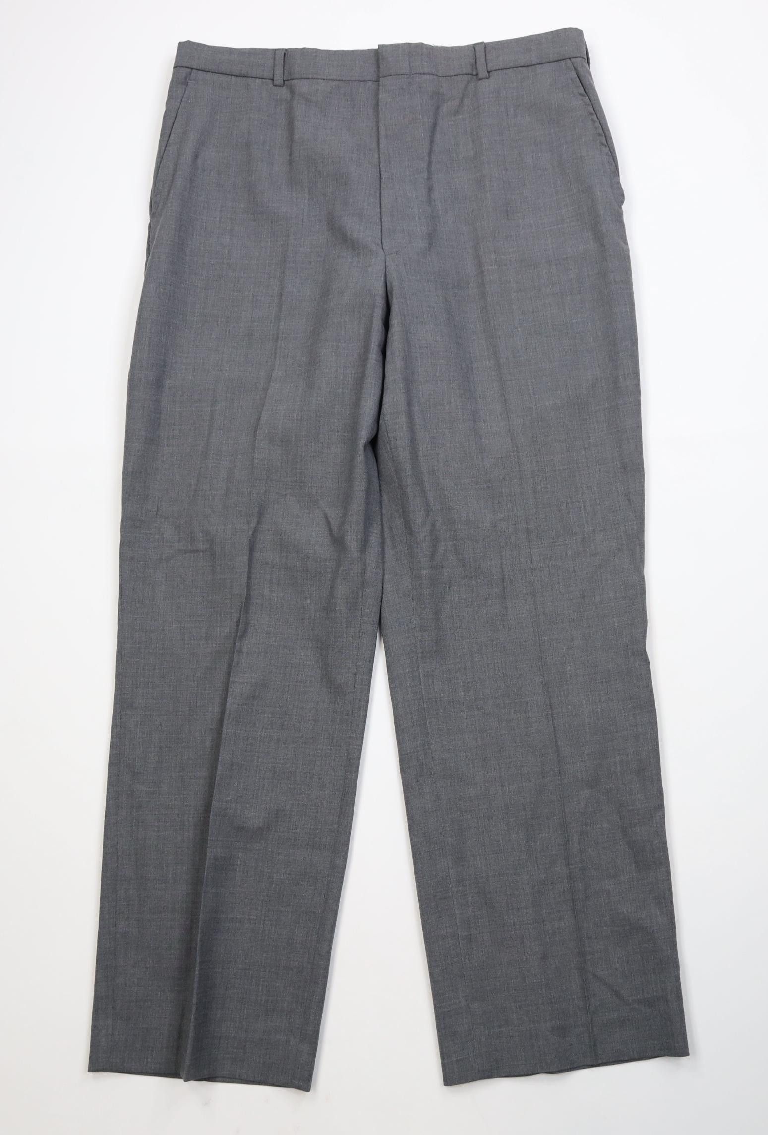 Lands' End Vintage 90s Lands End Wide Leg Chino Pants Heather Gray USA Size US 36 / EU 52 - 1 Thumbnail