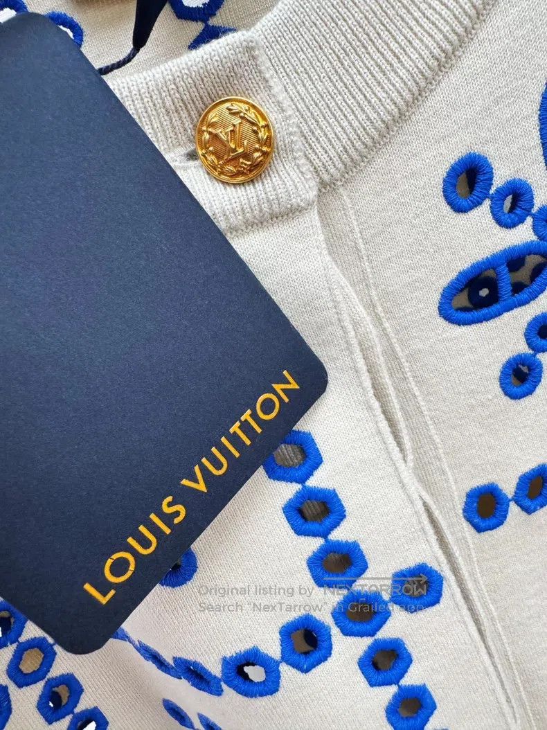 Louis Vuitton Louis Vuitton Cutout Embroidered Cardigan sweater Size XS / US 0-2 / IT 36-38 - 3 Thumbnail