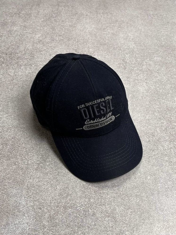 Diesel × Vintage VINTAGE DIESEL AVANTGARDE FLEX FIT CAP Y2K Os Size ONE SIZE - 1 Thumbnail