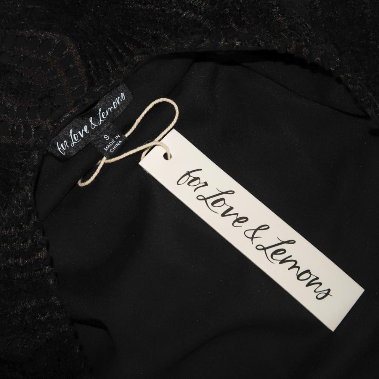 Designer For Love and Lemons black cut out mini dress🖤🤠 Size S / US 4 / IT 40 - 7 Thumbnail