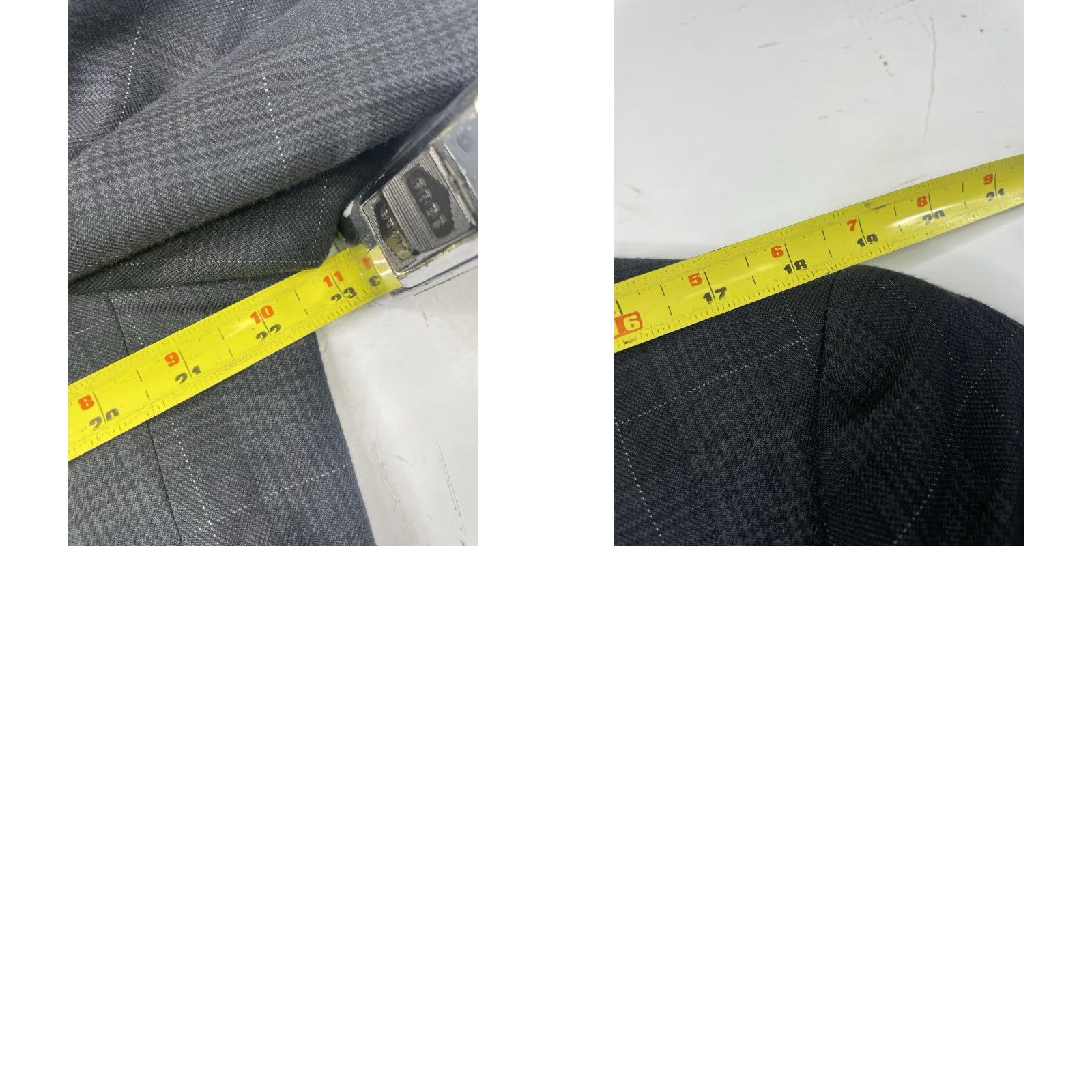 Pal Zileri PAL ZILERI Sport Coat Jacket Blazer Gray Blue Plaid Checks Wool Cashmere Cotton 42 Men Single-Breasted Two-Button Regular 2-Button Vintage No Business Size 42R - 8 Thumbnail