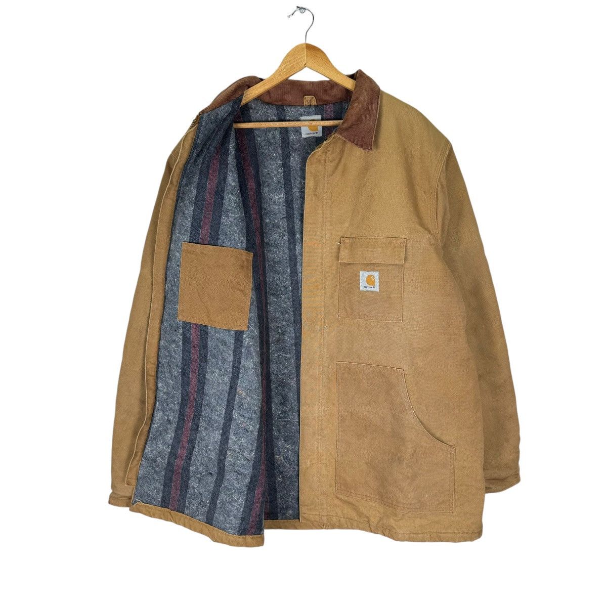 Carhartt × Carhartt Wip × Vintage ☀️CARHARTT CHORE WORKWEAR BUTTON JACKET Size US XL / EU 56 / 4 - 1 Thumbnail