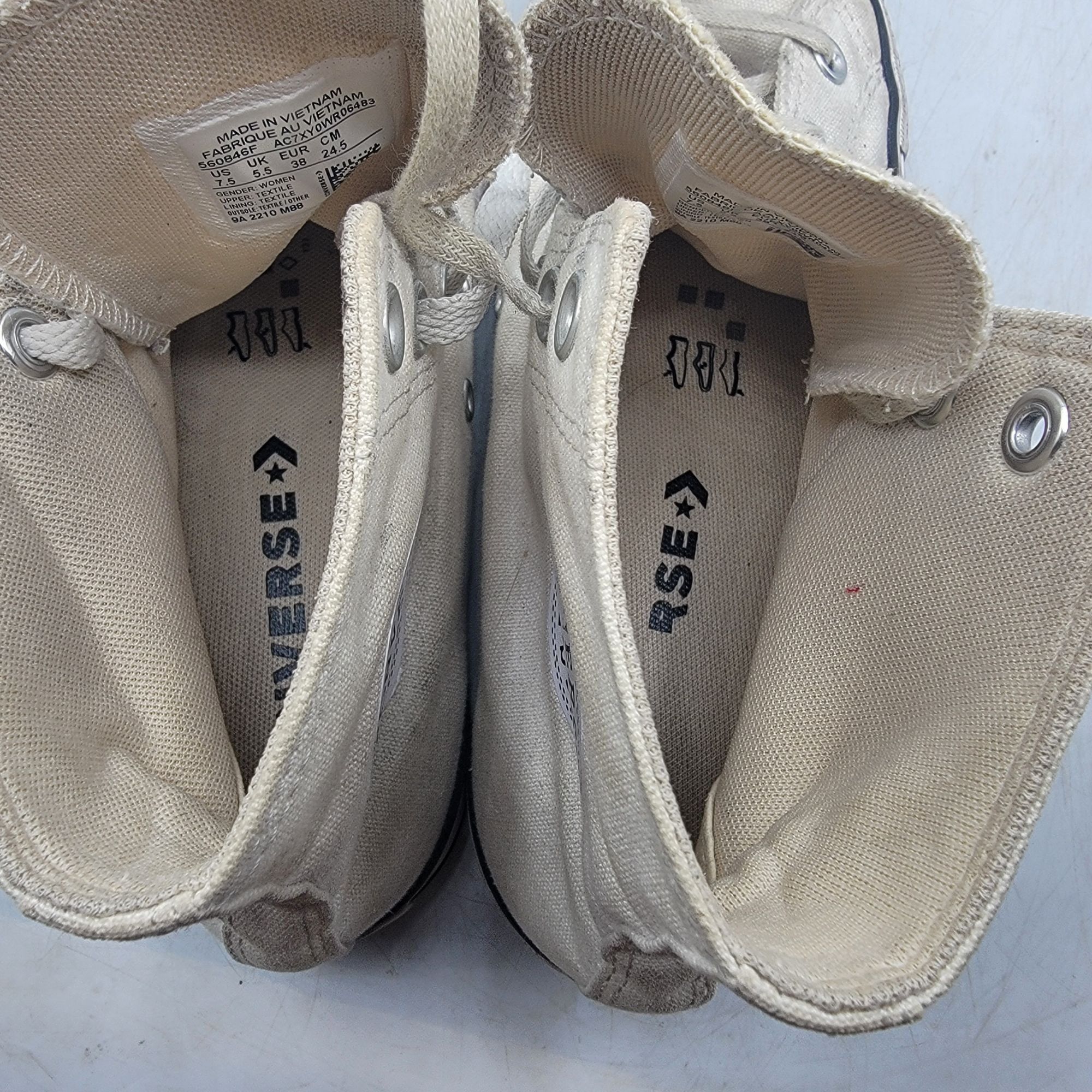 Converse Converse Chuck Taylor All Star Platform High Womens 7.5 Whit Size US 7.5 / IT 37.5 - 6 Thumbnail