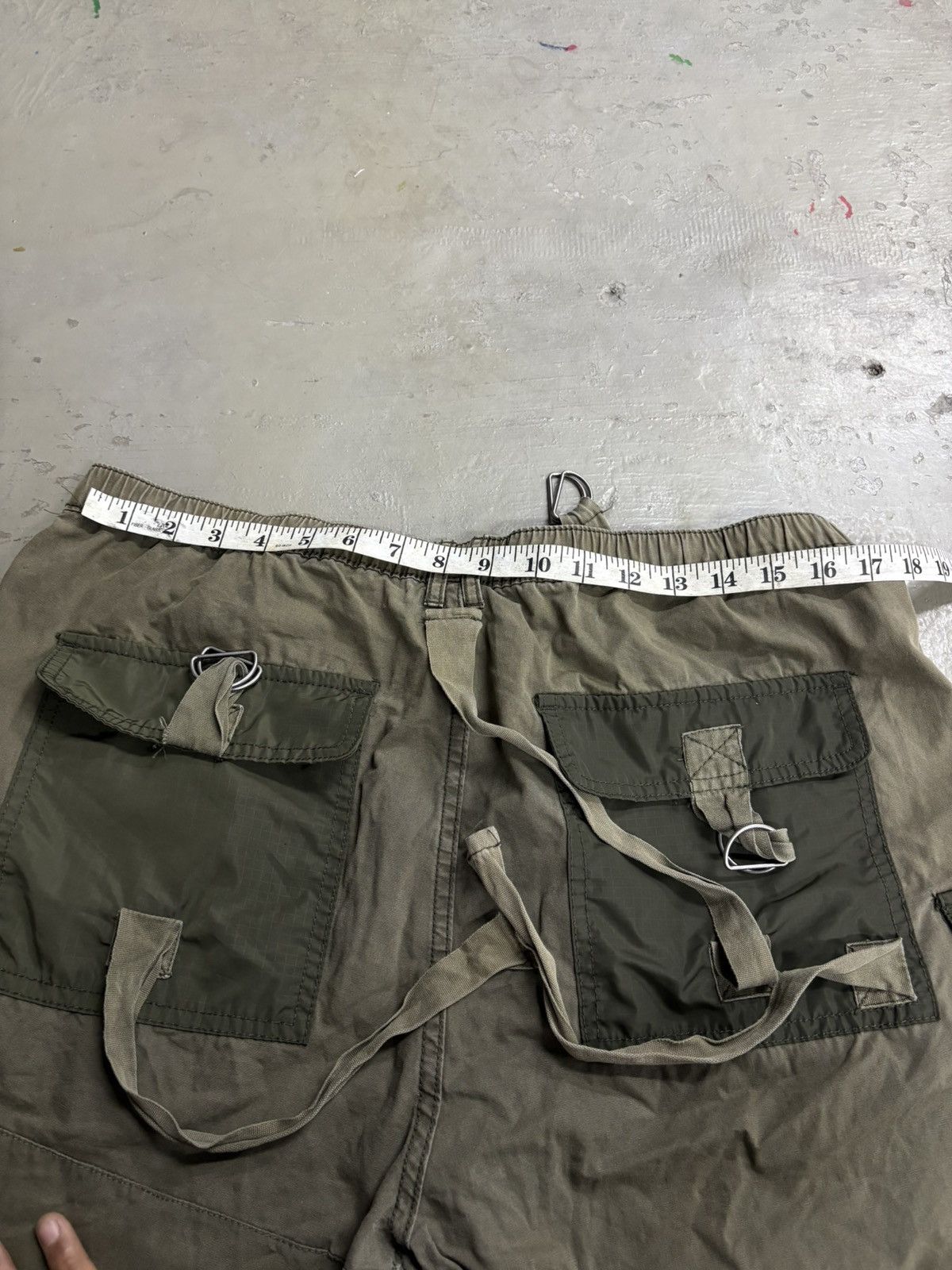 Japanese Brand Vintage Seynaeve MVO Military Belgian Army Twill Cargo Short Size US 34 / EU 50 - 10 Thumbnail