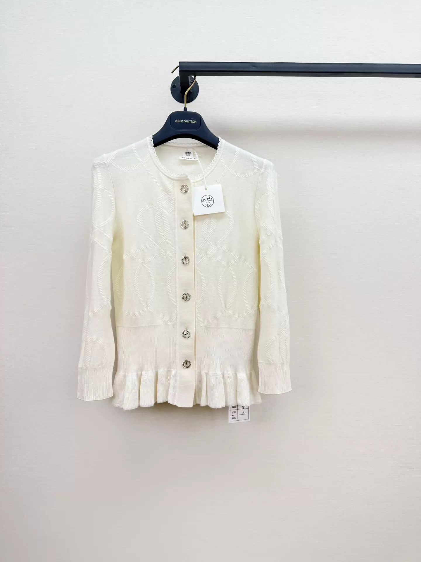 Hermes Hermes Wool Cardigan New With Tags 34 Size XS / US 0-2 / IT 36-38 - 1 Thumbnail