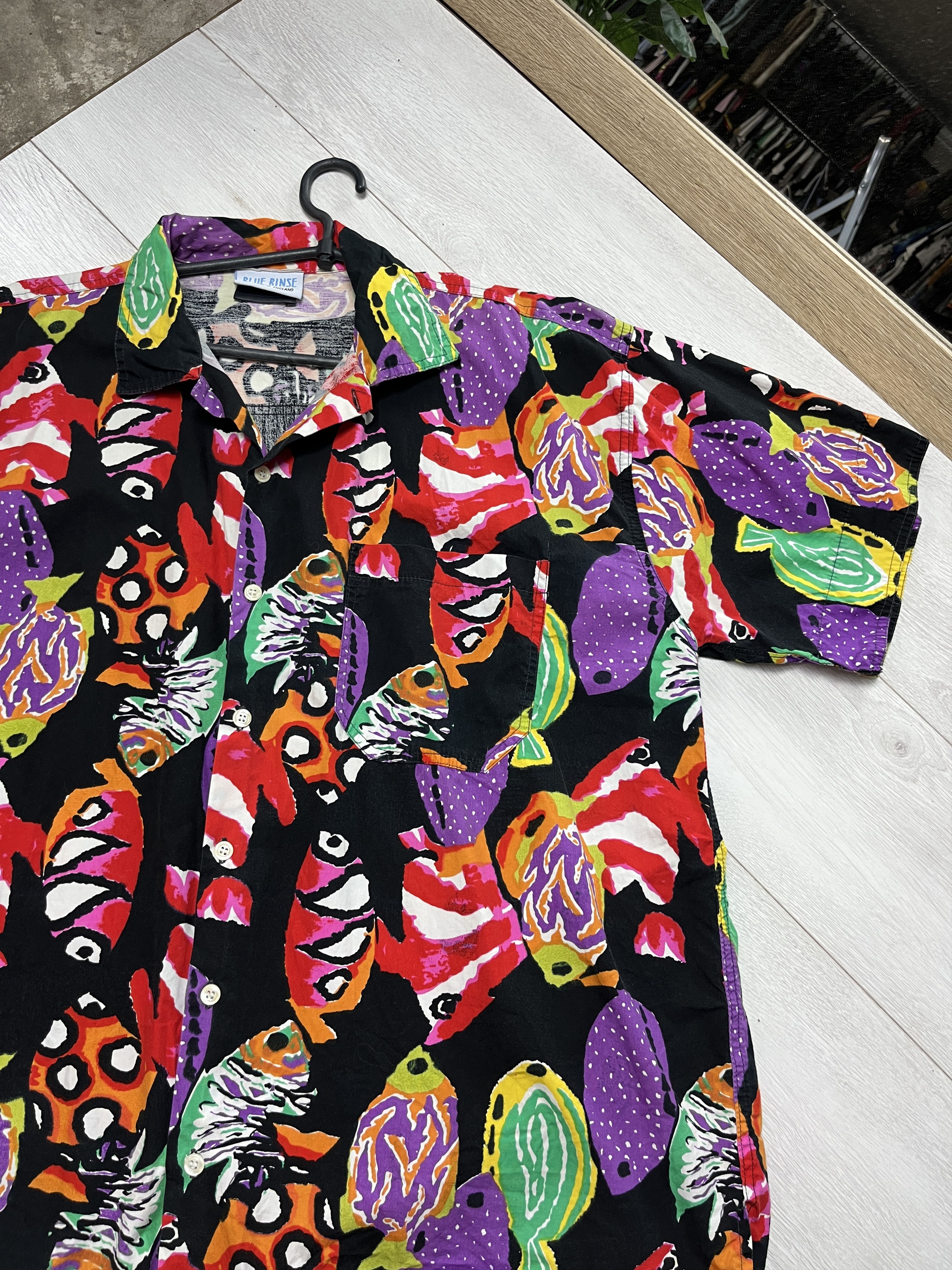 Other VINTAGE 1990s TROPICAL FISH ALOVERA PRINT SHIRT - 784 Size US XL / EU 56 / 4 - 3 Thumbnail