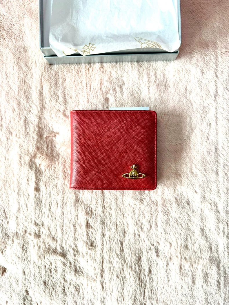 Vivienne Westwood Vivienne Westwood Red Leather Bifold Wallet- dmc Size ONE SIZE - 1 Thumbnail