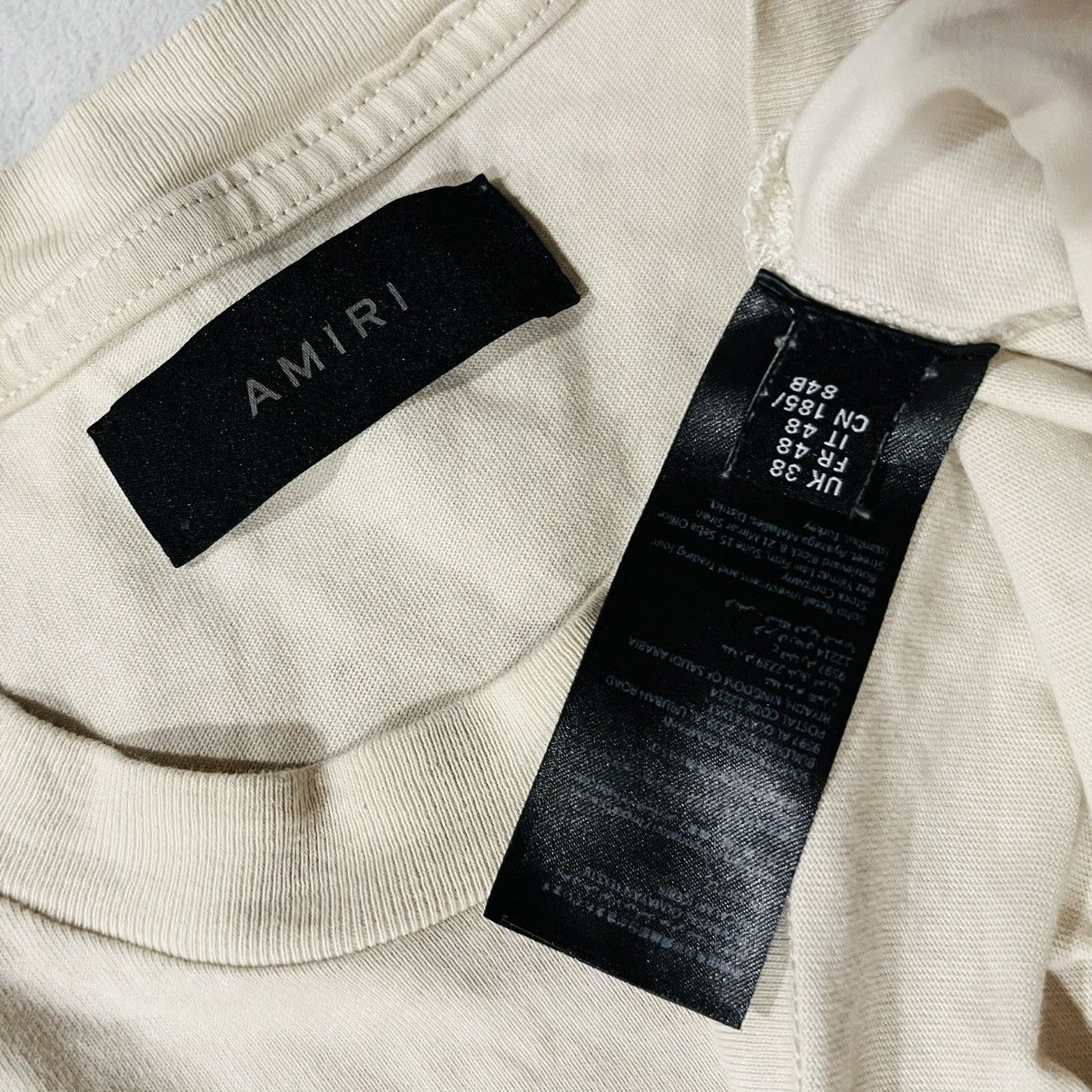 Amiri AMIRI Hollywood Cue Ball Pool Stick Beige T-Shirt Men Medium Size US M / EU 48-50 / 2 - 3 Thumbnail