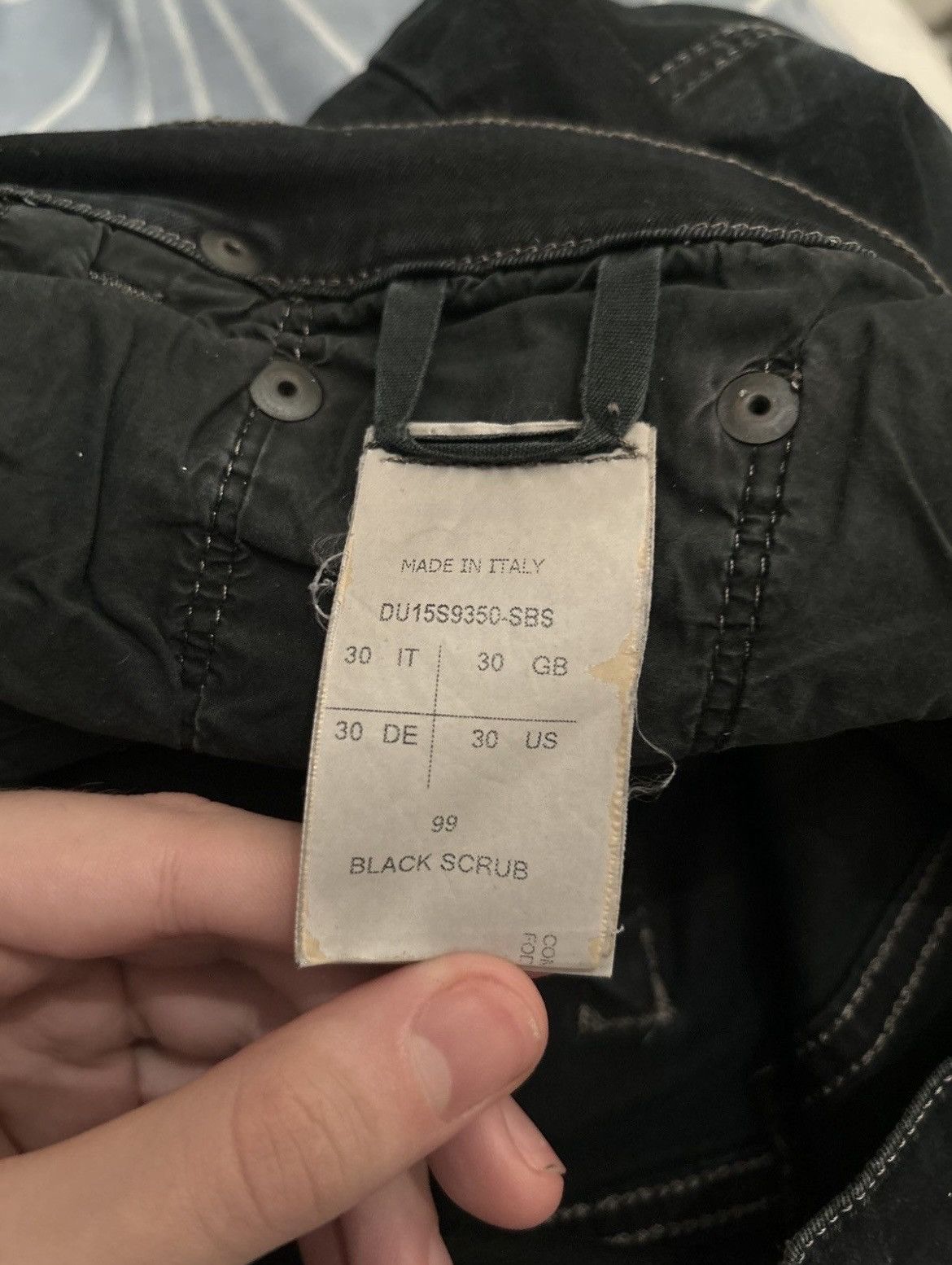 Rick Owens Drkshdw Rick Owens Drkshdw wax denim Size US 30 / EU 46 - 4 Thumbnail