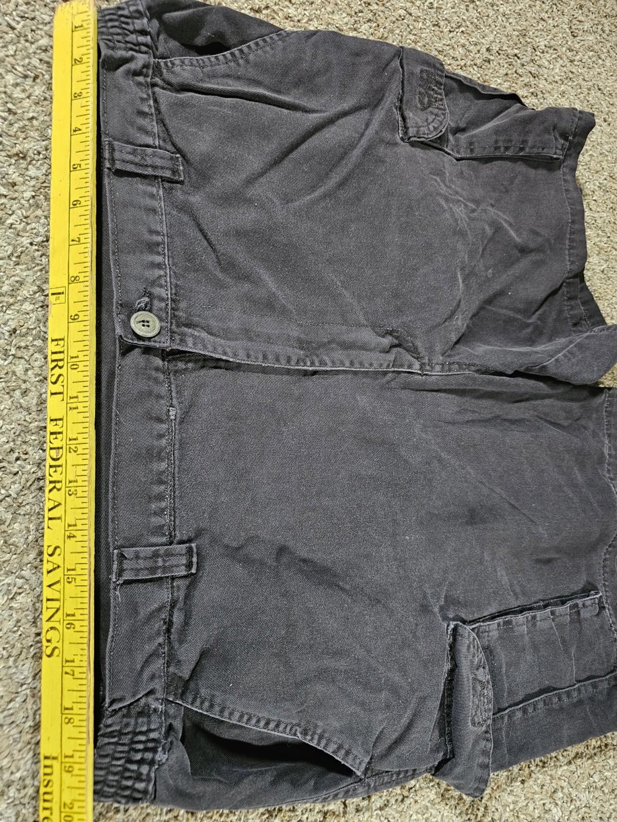Other King Size Men's Denim Cargo Shorts Size 44 Black Size US 44 / EU 60 - 3 Thumbnail