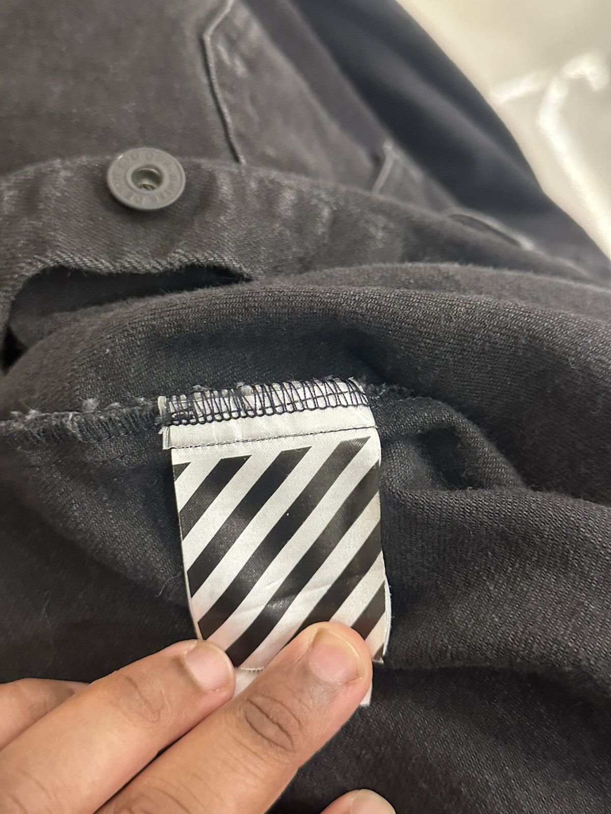 Off-White Off White OG Denim Eagle Jacket Size US XS / EU 42 / 0 - 4 Thumbnail