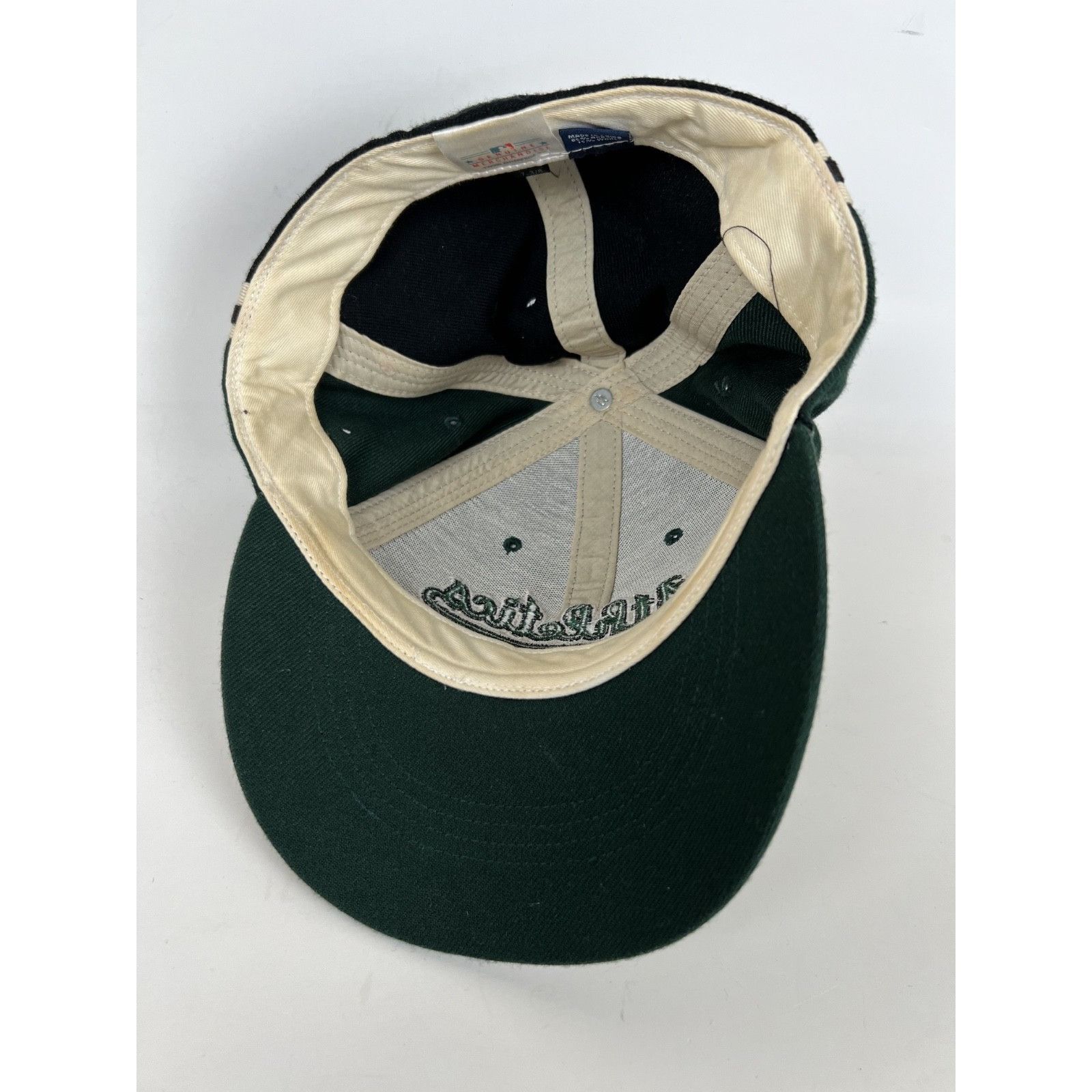 Twins Enterprise Inc. Vintage Oakland Athletics Hat Cap Twins Size 7 3/8 Acrylic W Size ONE SIZE - 7 Thumbnail