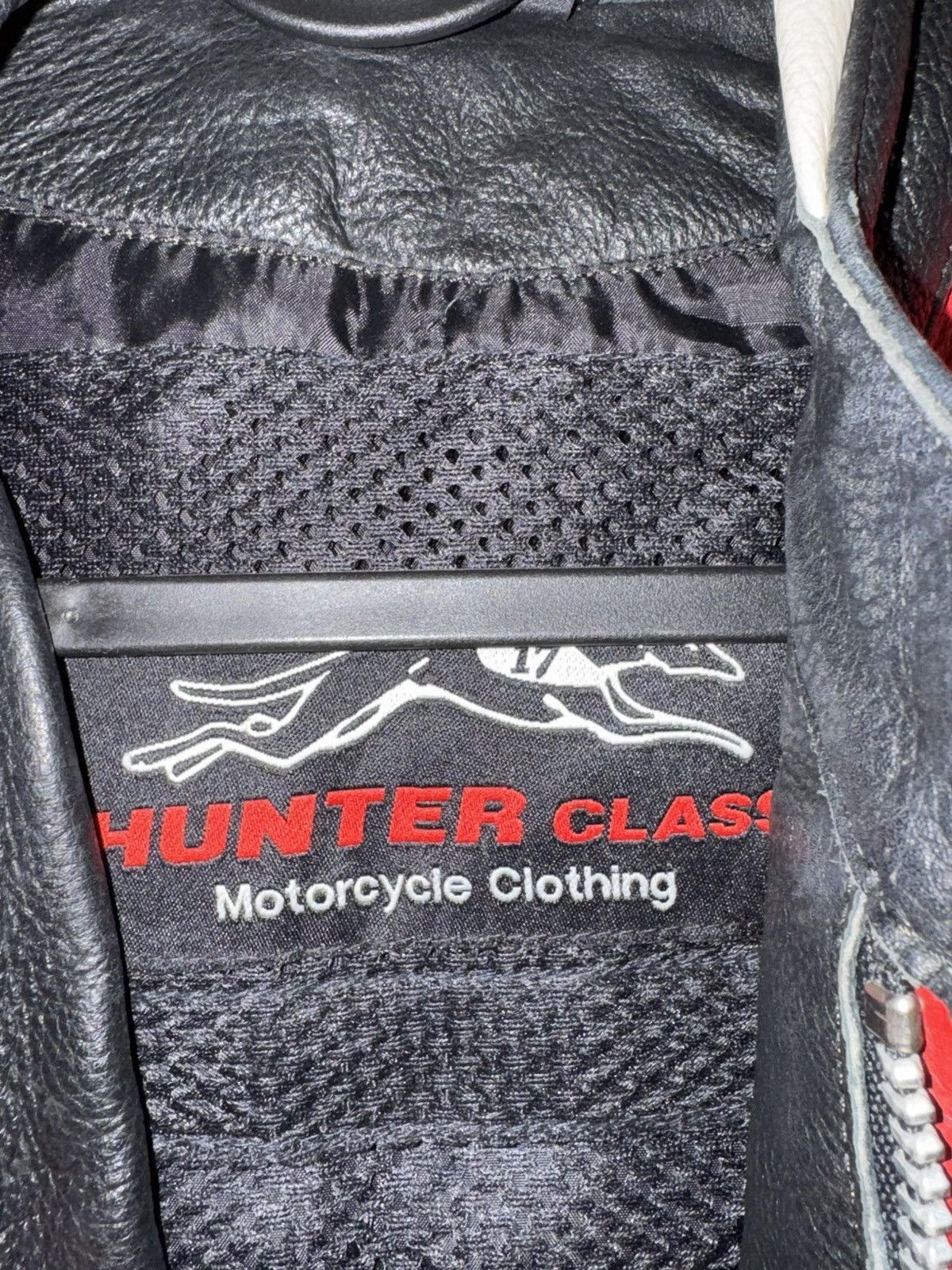Leather Hunter class moto racing archive leather jacket rare Size US XS / EU 42 / 0 - 5 Thumbnail