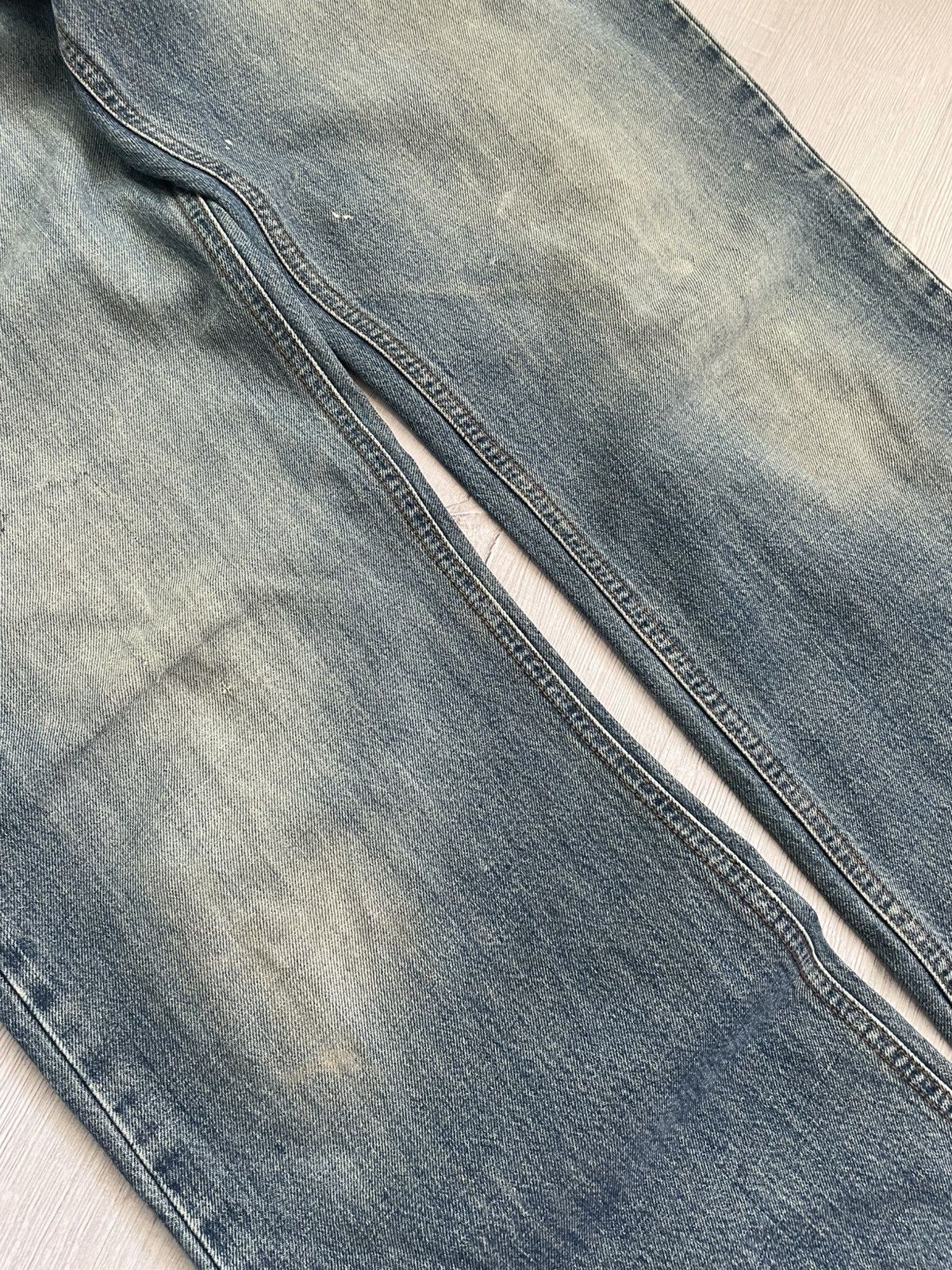 20471120 Vintage Coffee Fade Jeans Distressed Undercover Style Y2k Size US 32 / EU 48 - 5 Thumbnail