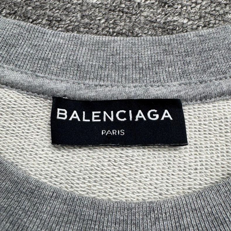 Balenciaga Balenciaga Logo Print Sweatshirt - dmc Size US S / EU 44-46 / 1 - 1 Thumbnail