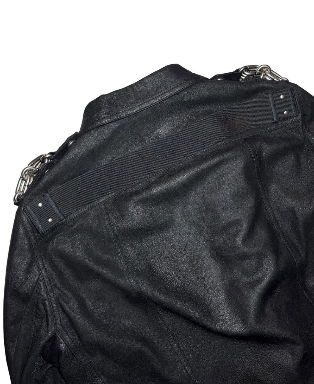 Rick Owens FW19 Larry Blistered Lamb Chain Stooges Jacket Size US M / EU 48-50 / 2 - 4 Thumbnail