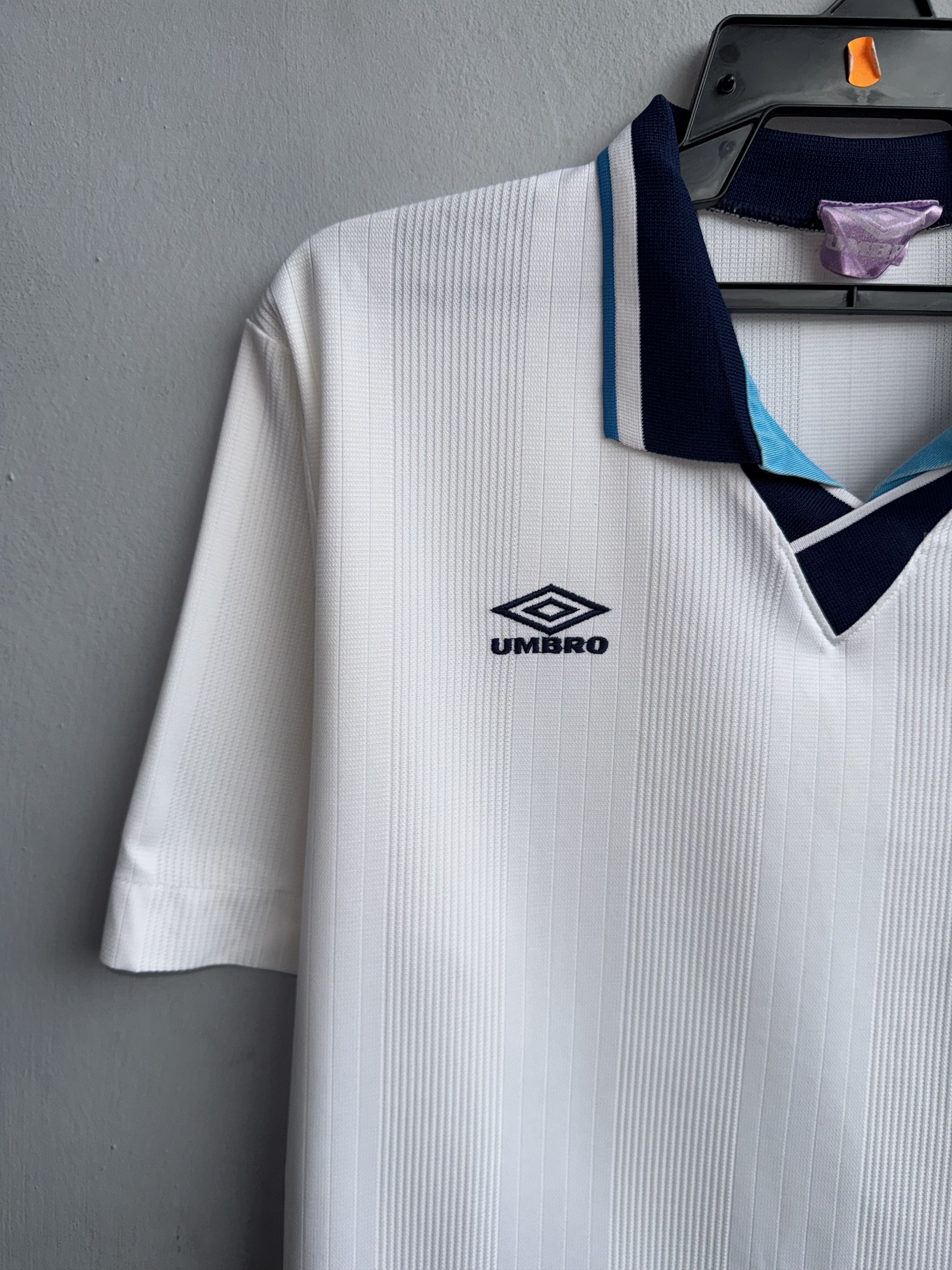 Umbro × Vintage Umbro Purple Tag Jersey Vintage Shirt Size US L / EU 52-54 / 3 - 3 Thumbnail