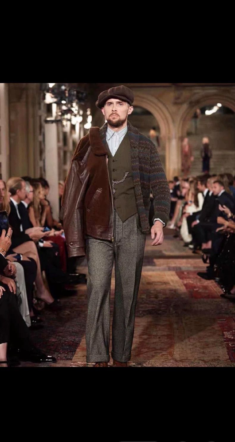 RRL Ralph Lauren RRL Ralph Lauren 2018 Brown Bear Leather Coat Size US S / EU 44-46 / 1 - 1 Thumbnail