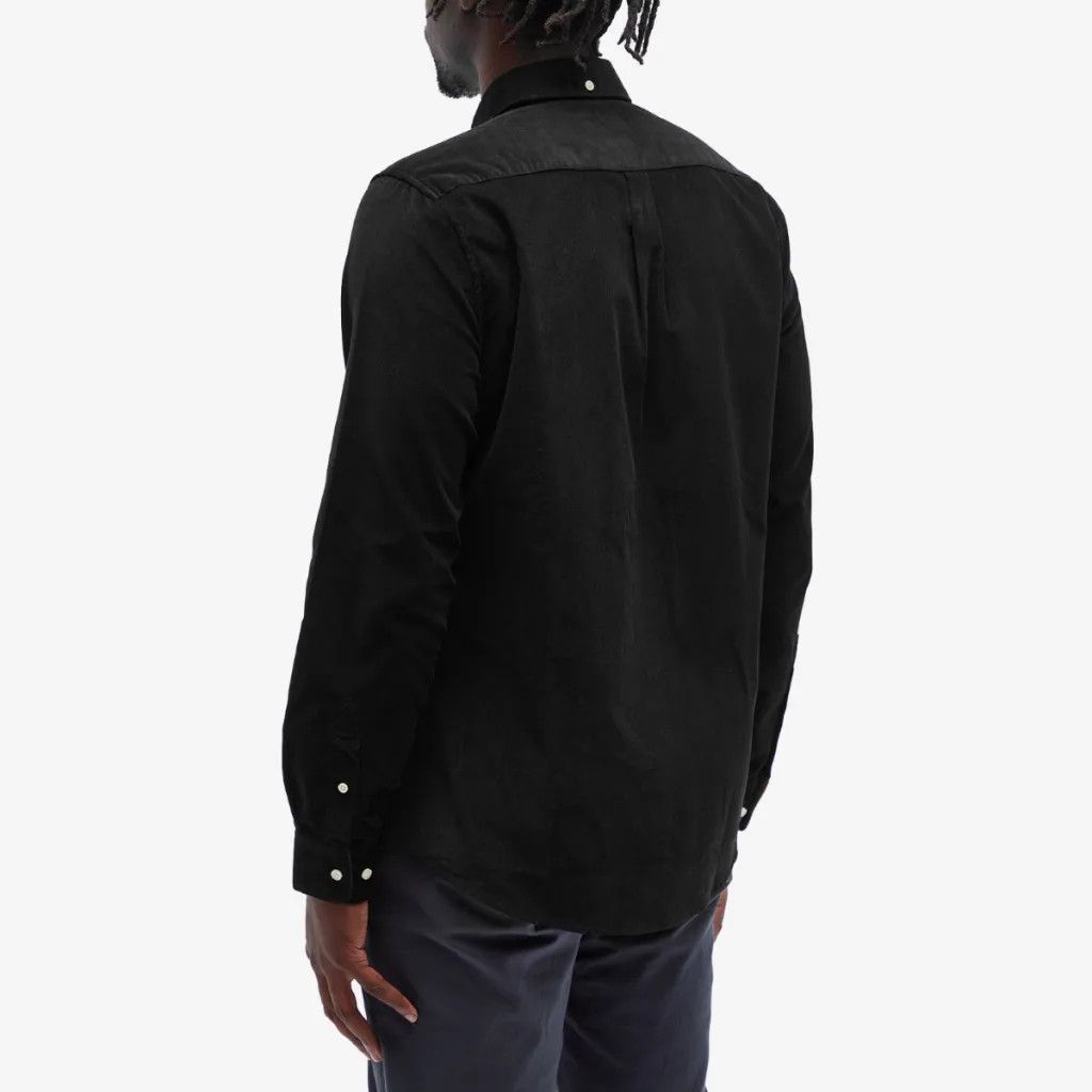 Barbour 💚 Barbour Ramsey Tailored Cord Shirt Black Medium NEW Size US M / EU 48-50 / 2 - 3 Thumbnail