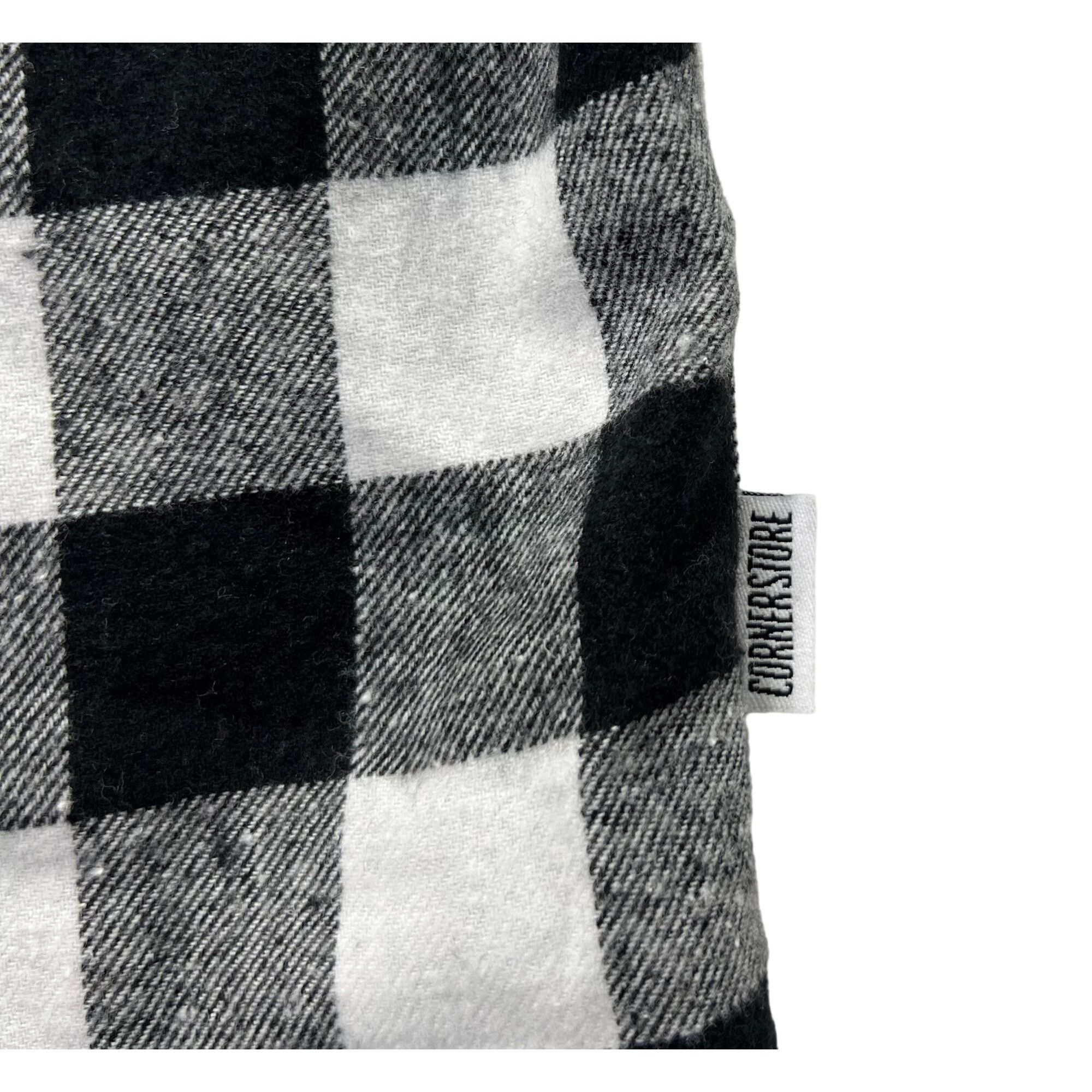 Other Corner Store Bodega - Men Long Sleeve Plaid Shirt - Black/Wh Size US S / EU 44-46 / 1 - 13 Thumbnail