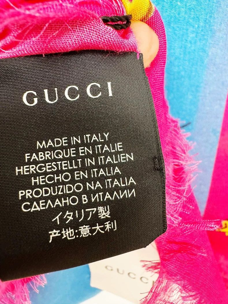 Gucci Gucci Scarf 140cm*140 2502-Nextarrow Size ONE SIZE - 4 Thumbnail